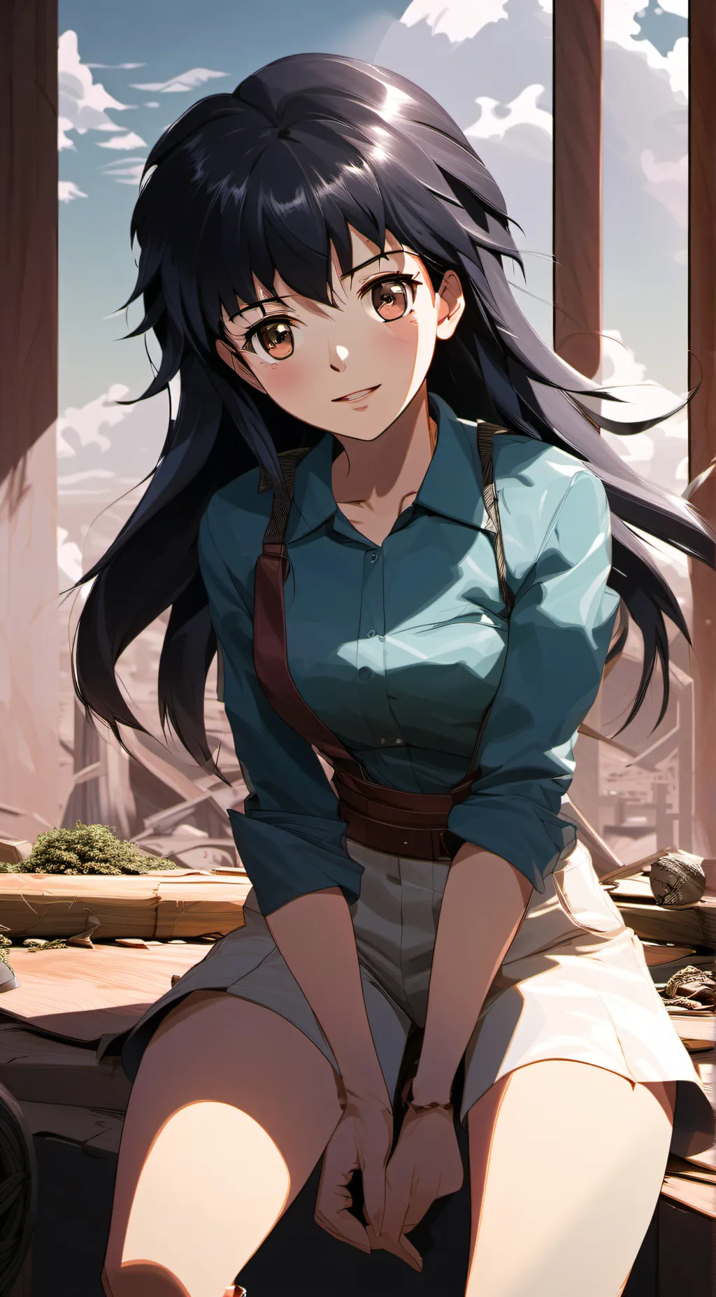 ai character: Inuyasha and kagom background