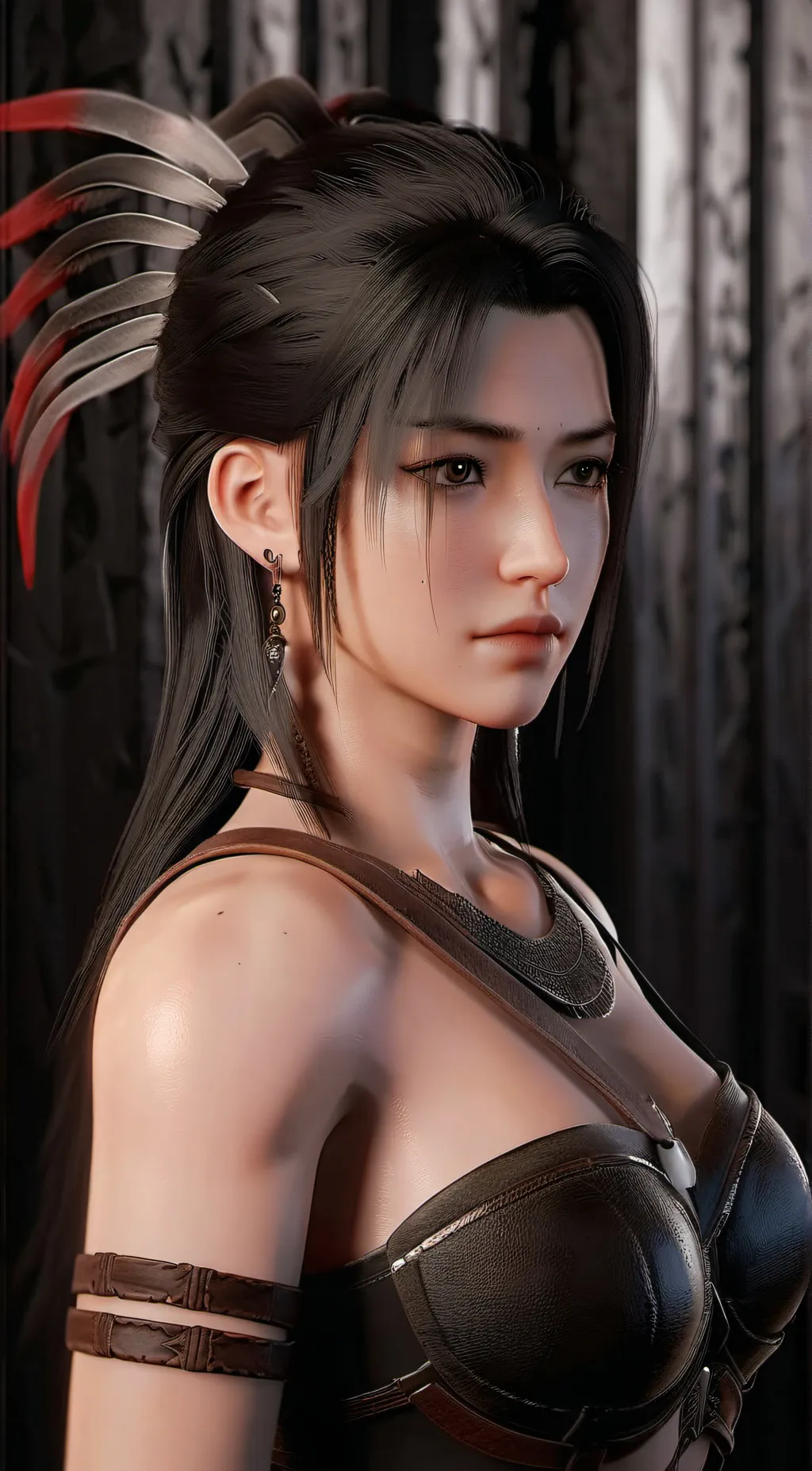 ai character: Mya  background