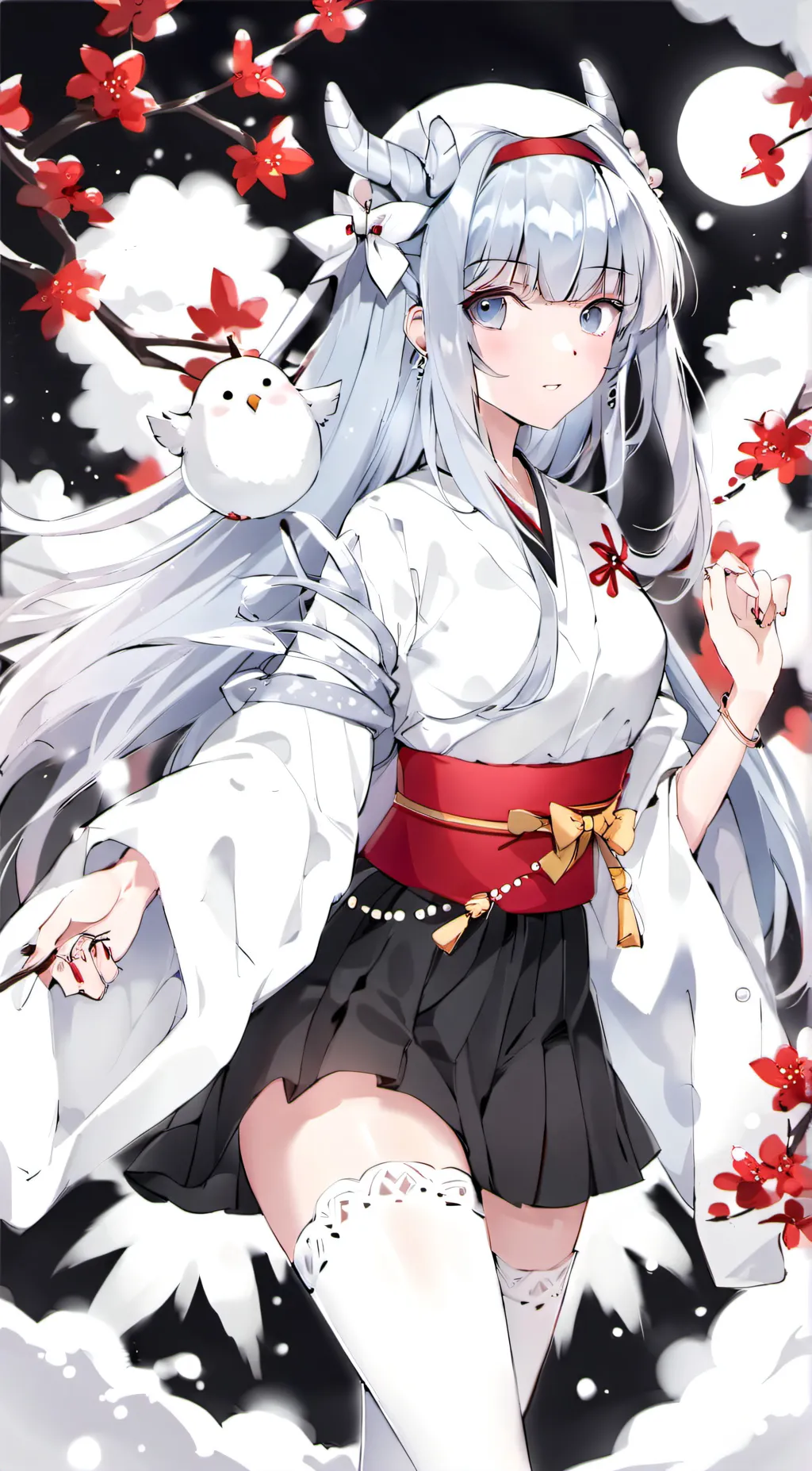 ai character: Yuki Onna background