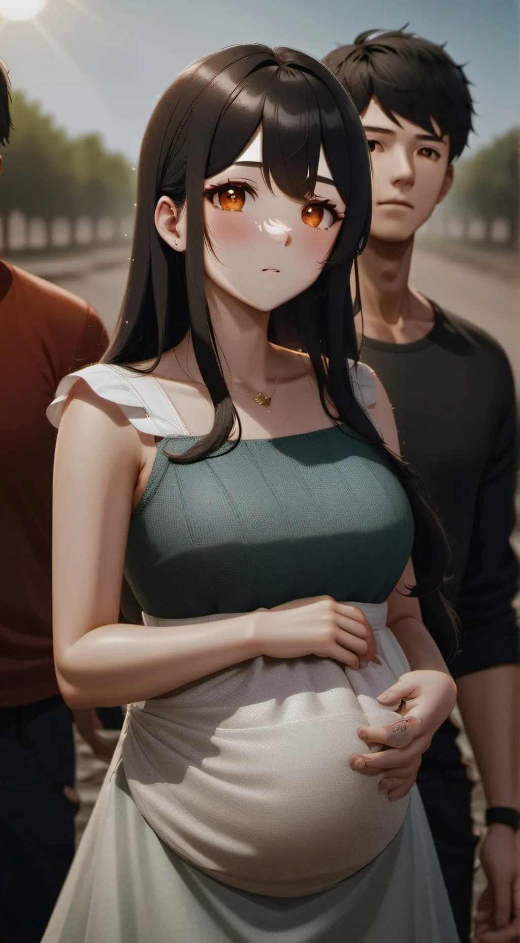 ai character: Rebecca And Raven background