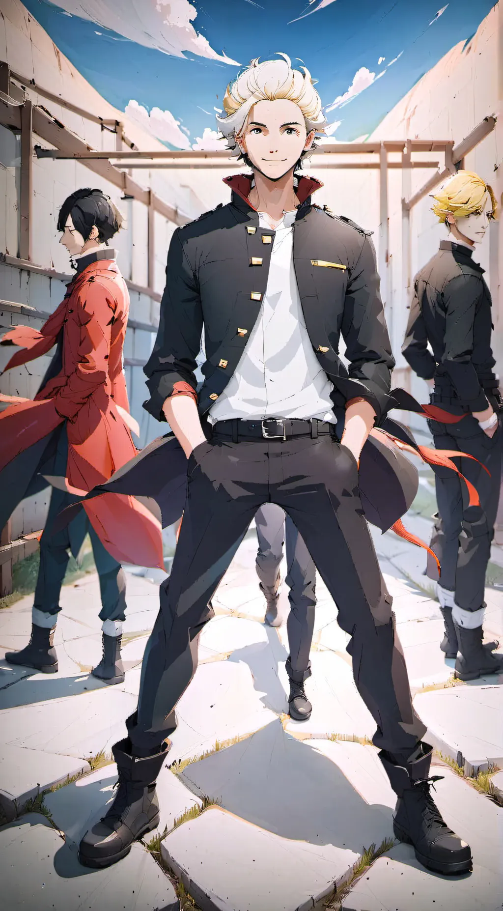 ai character: Mikey  Draken take background