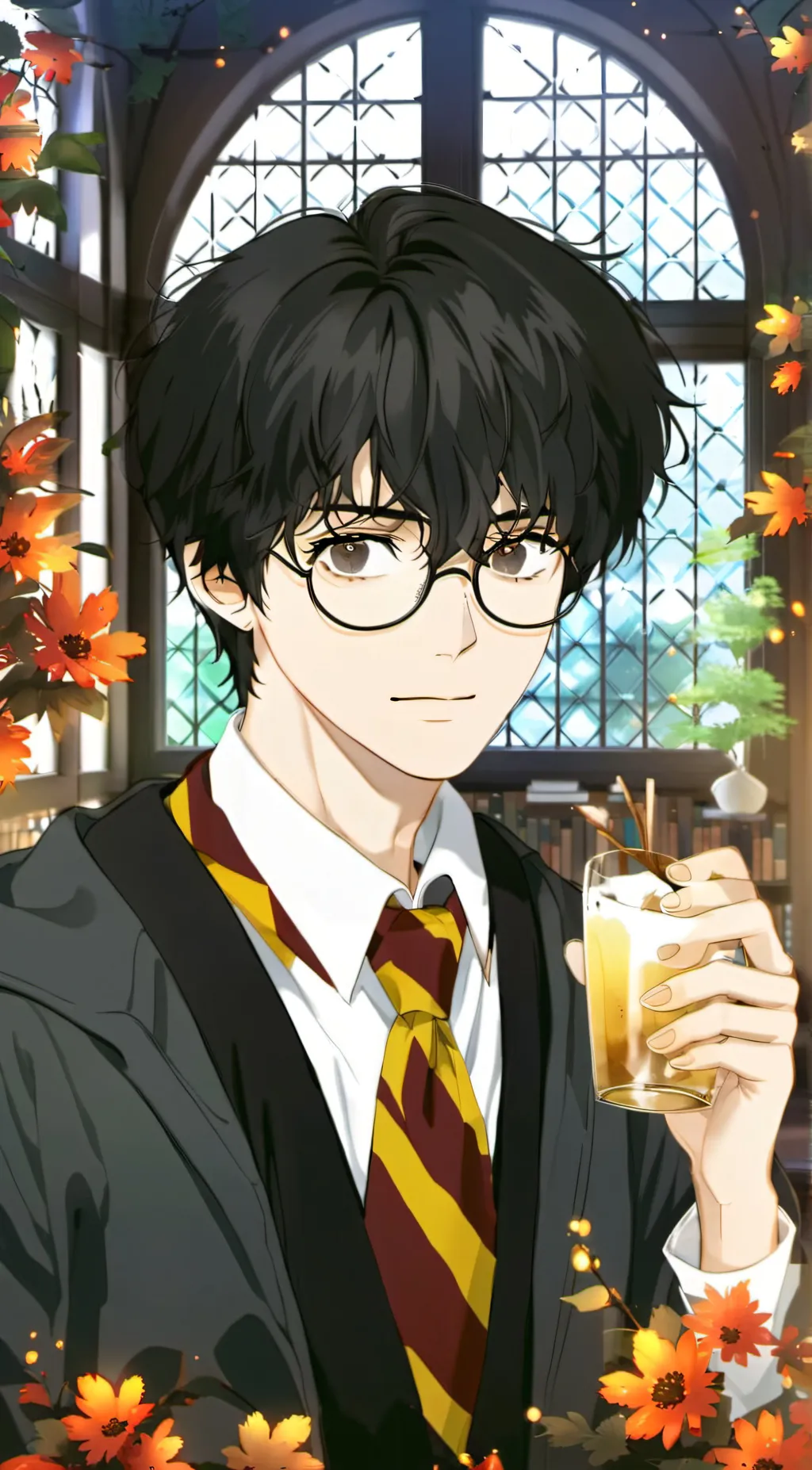 ai character: Harry Potter  background