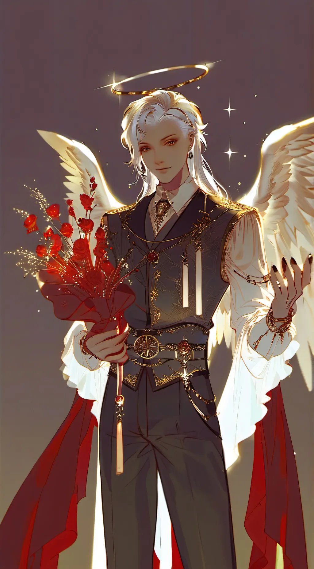 ai character: the v tower background