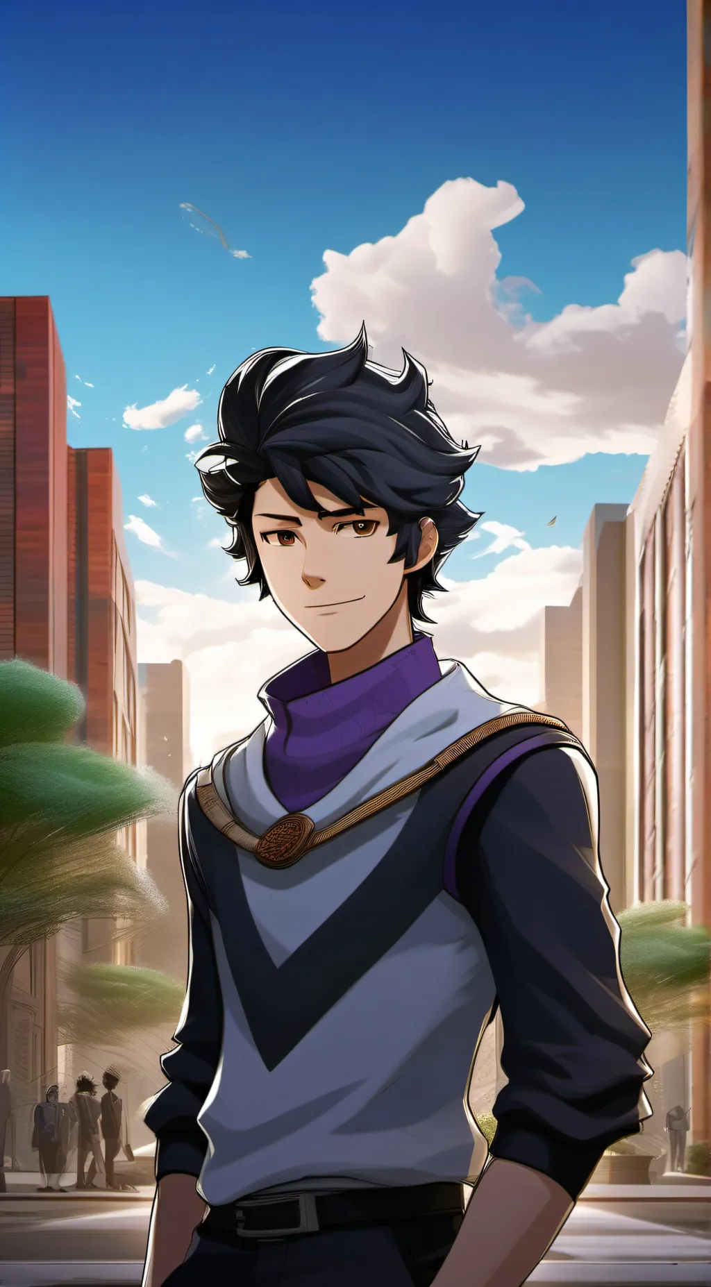 ai character: U.A -Mineta background