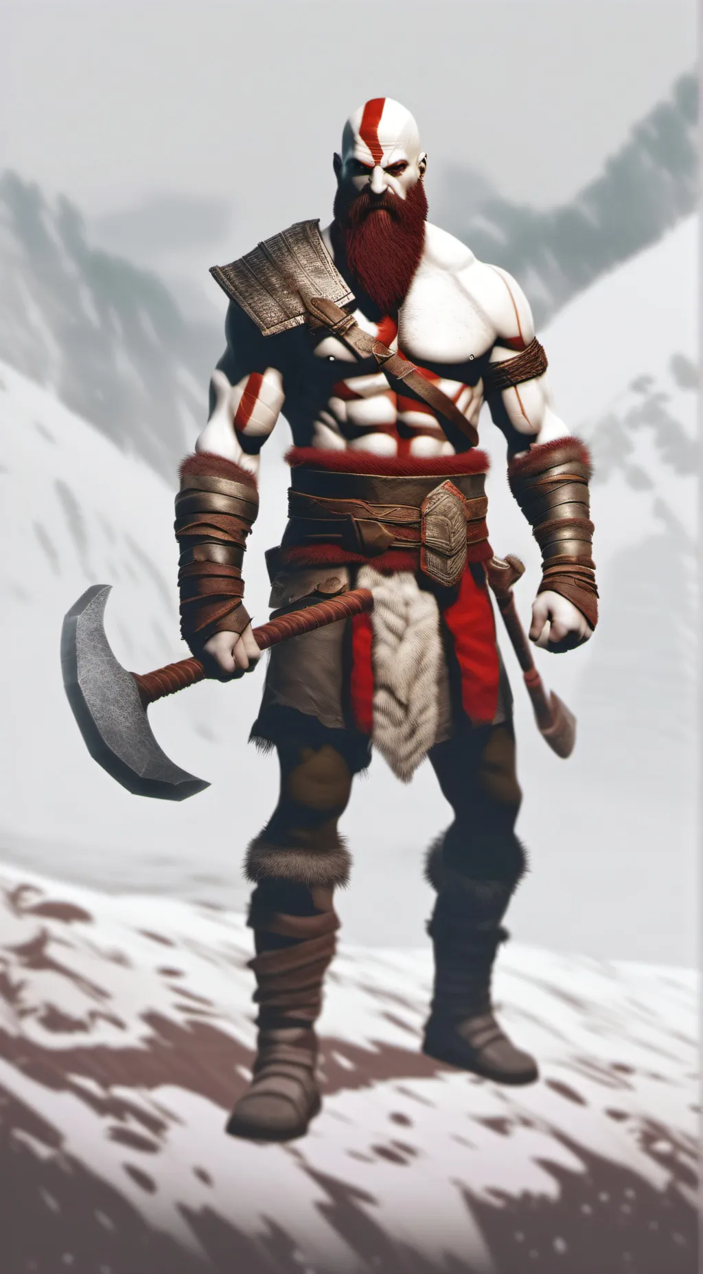 ai character: Kratos  background