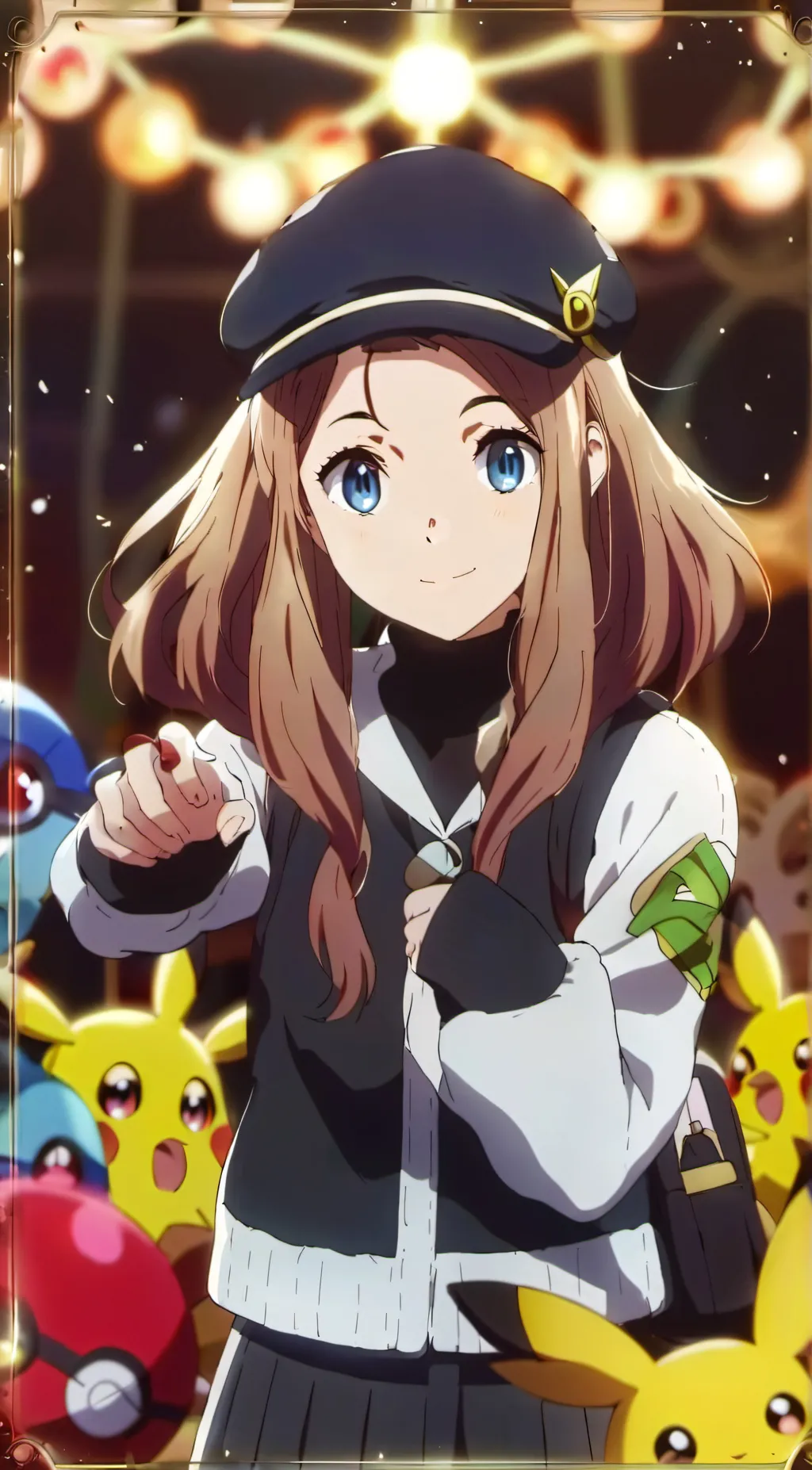 ai character: Serena  background