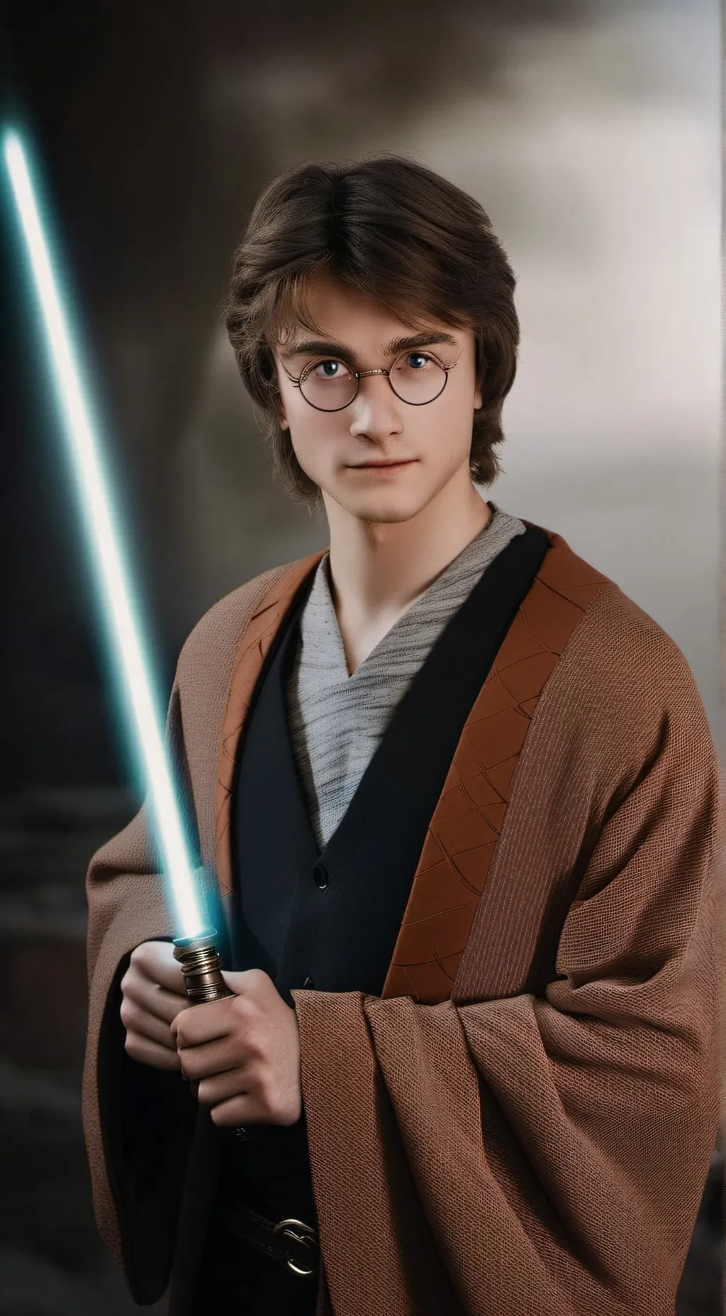 ai character: Jedi Harry Potter  background