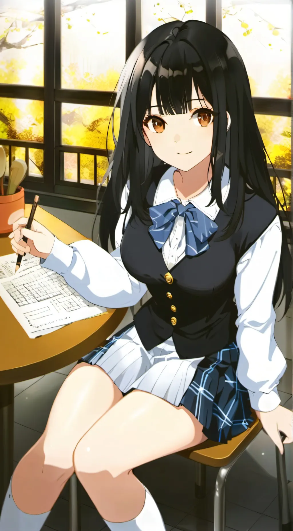 ai character: silvia  background