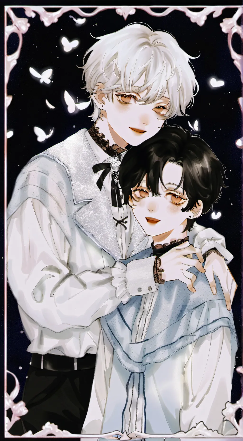 ai character: Michel and max background