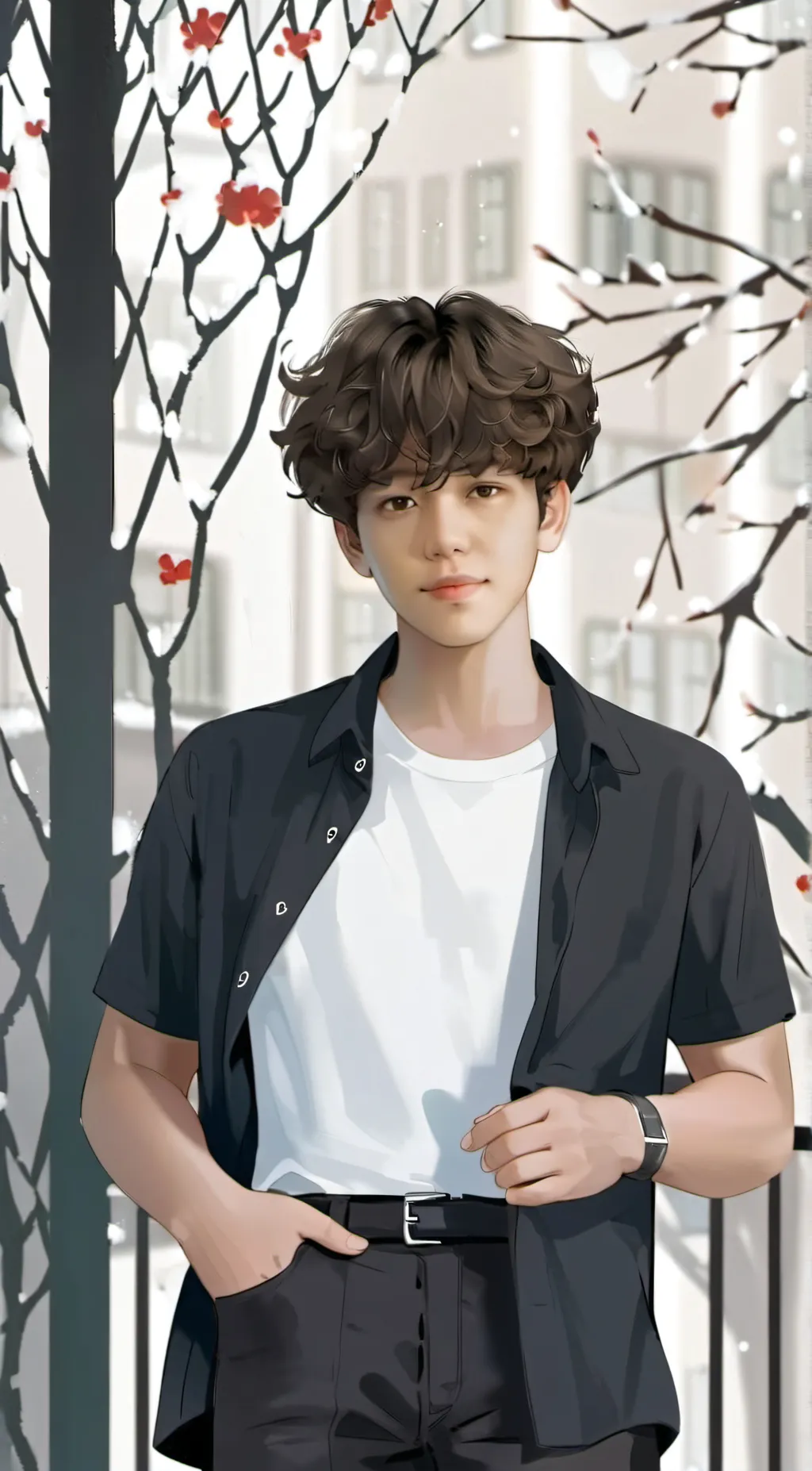ai character: Daniel  background