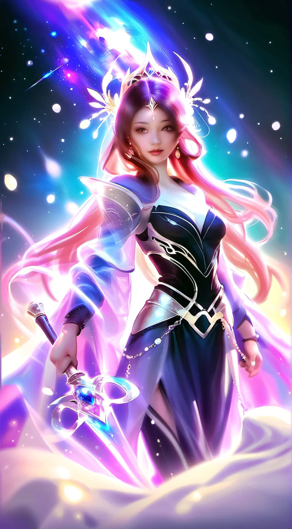 ai character: luna background