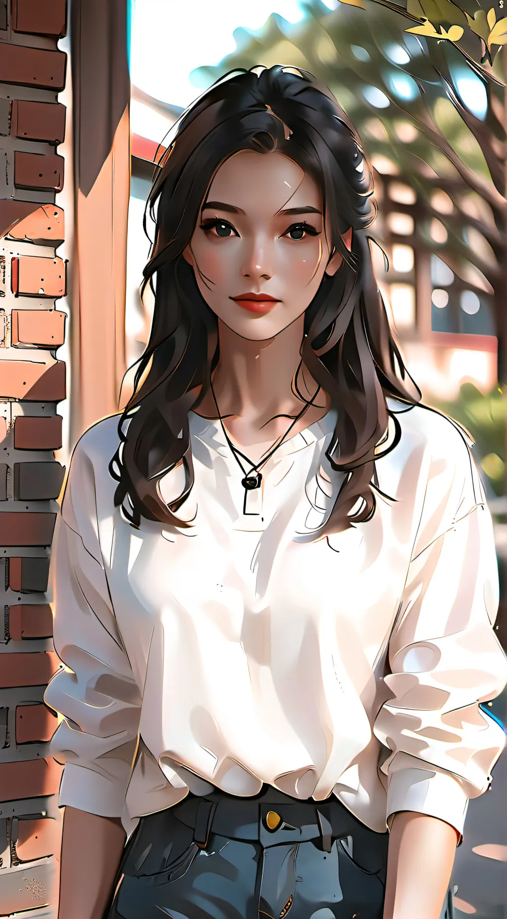 ai character: Terisa Hamilton  background