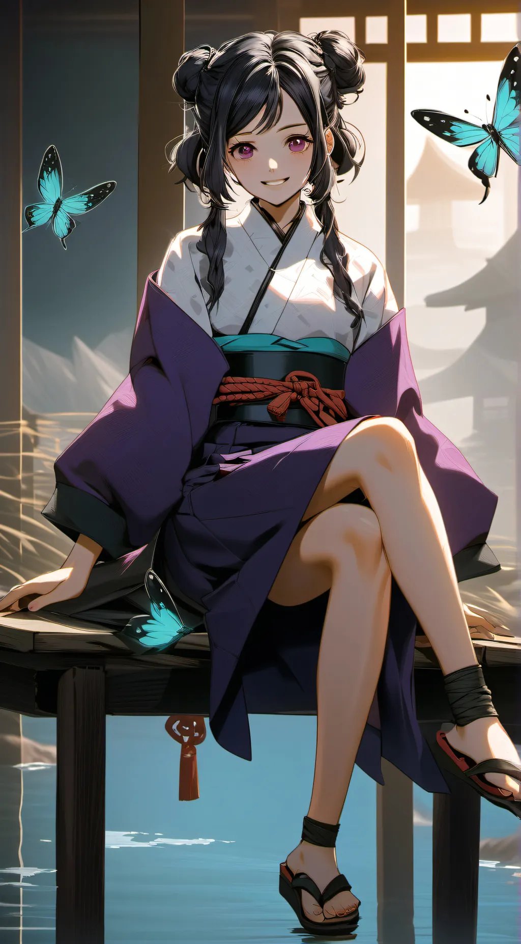 ai character: Shinobu Kocho background