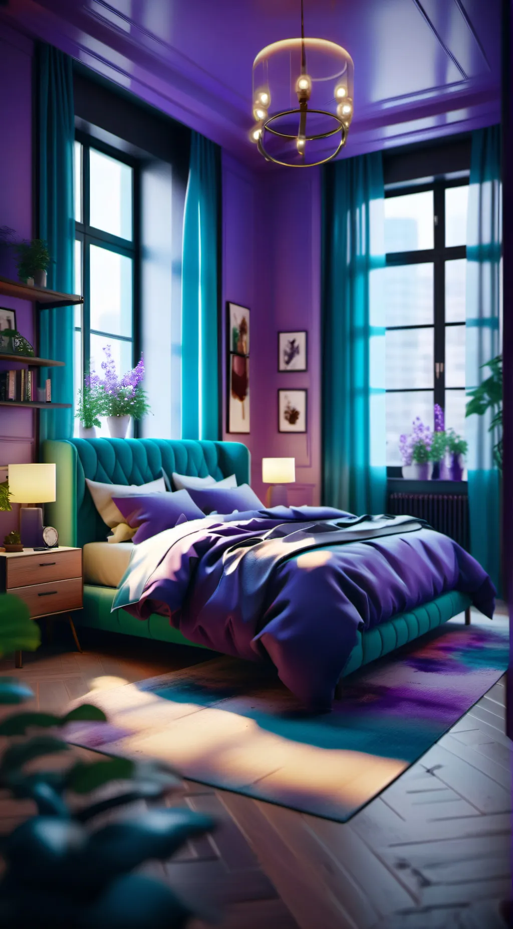 ai character: The sleep over background