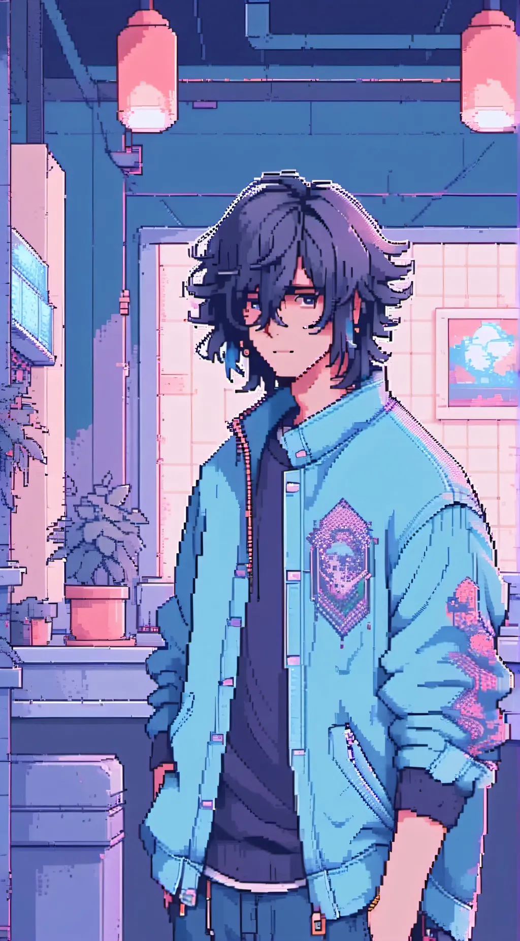 ai character: zane background