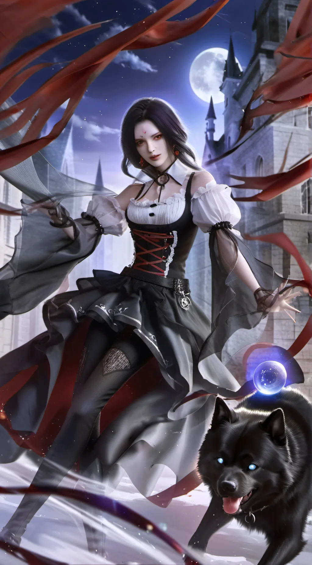 ai character: Juila  background