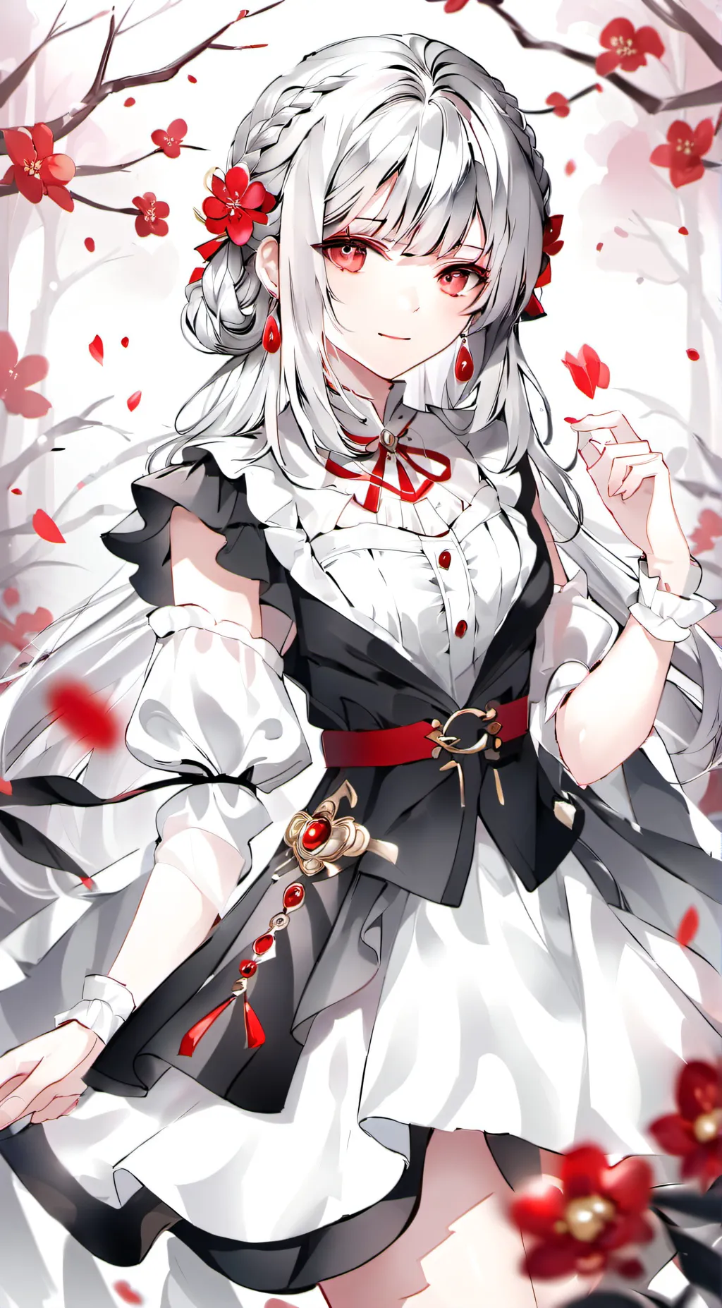 ai character: miss killer LaLaLa background