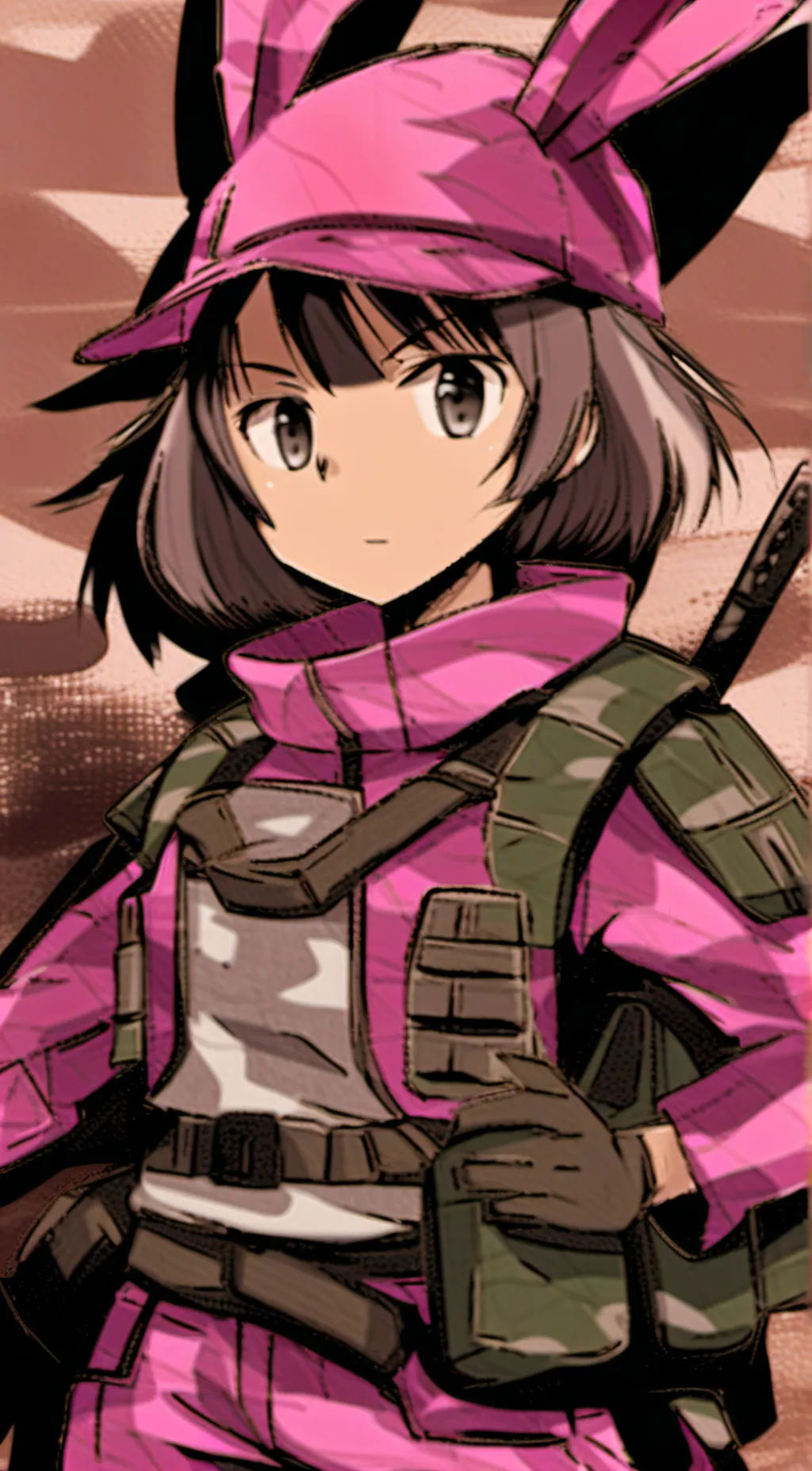ai character: LLENN  background