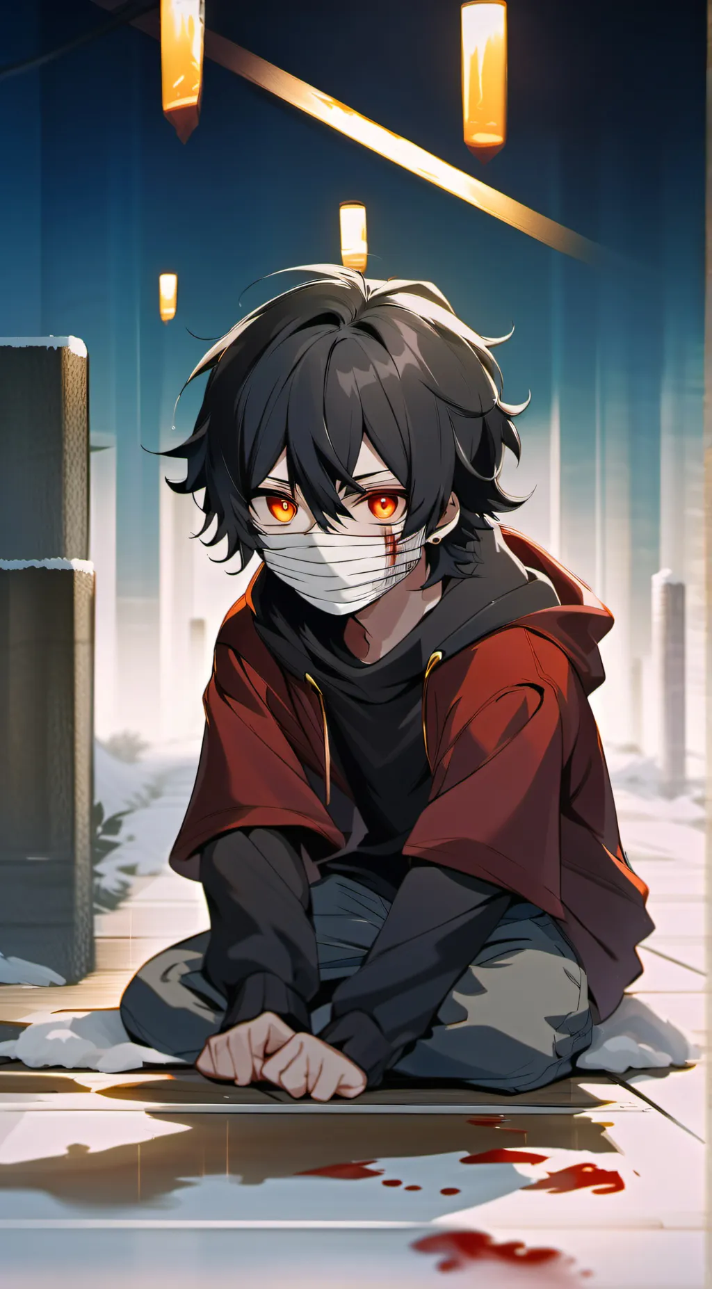 ai character: zack/izaac Foster background