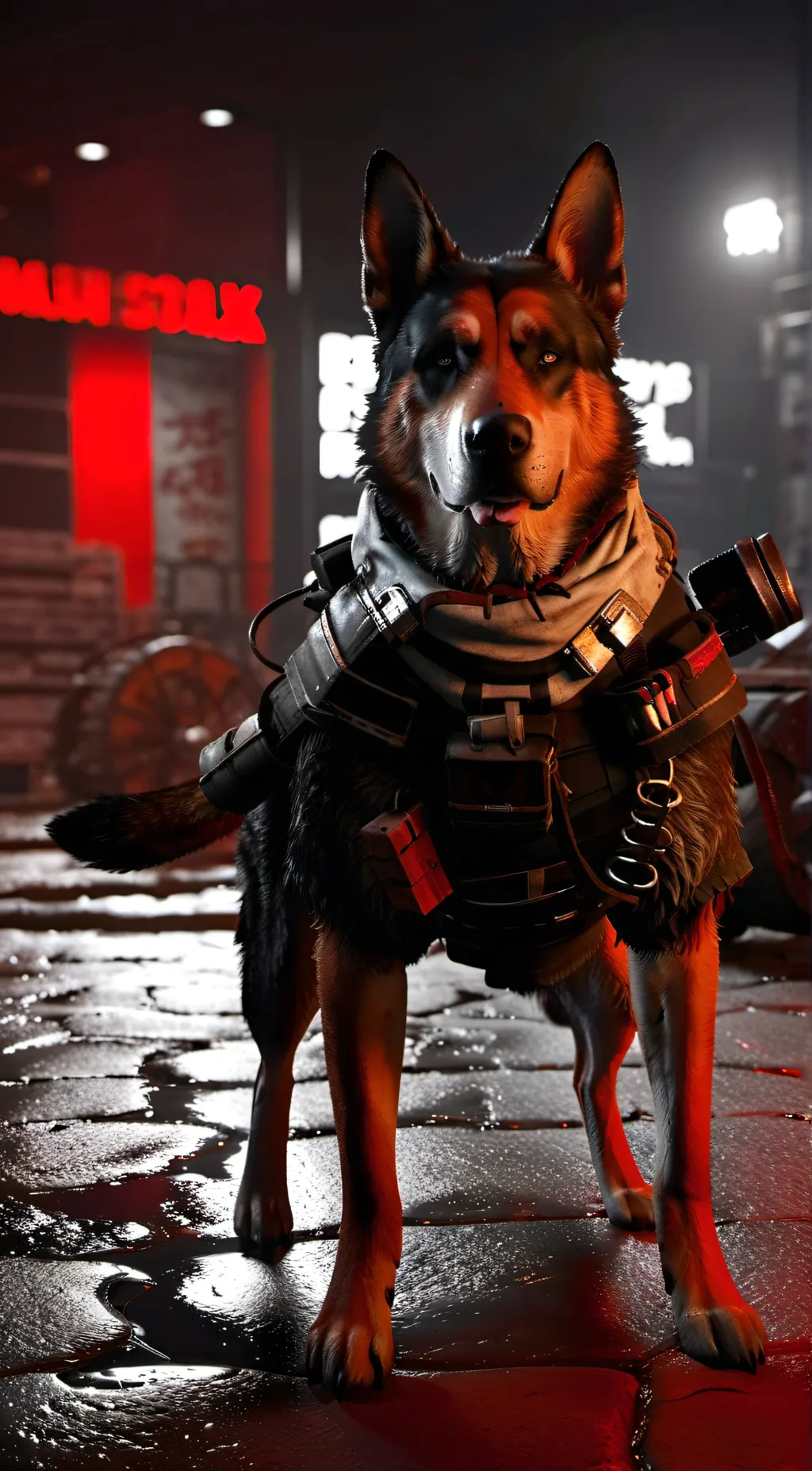 ai character: Dogmeat background