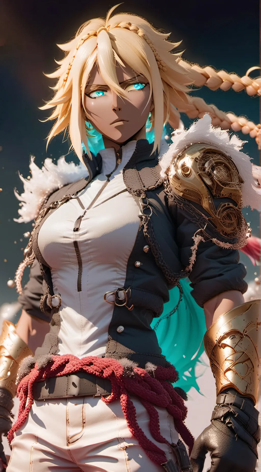 ai character: Lenna  background