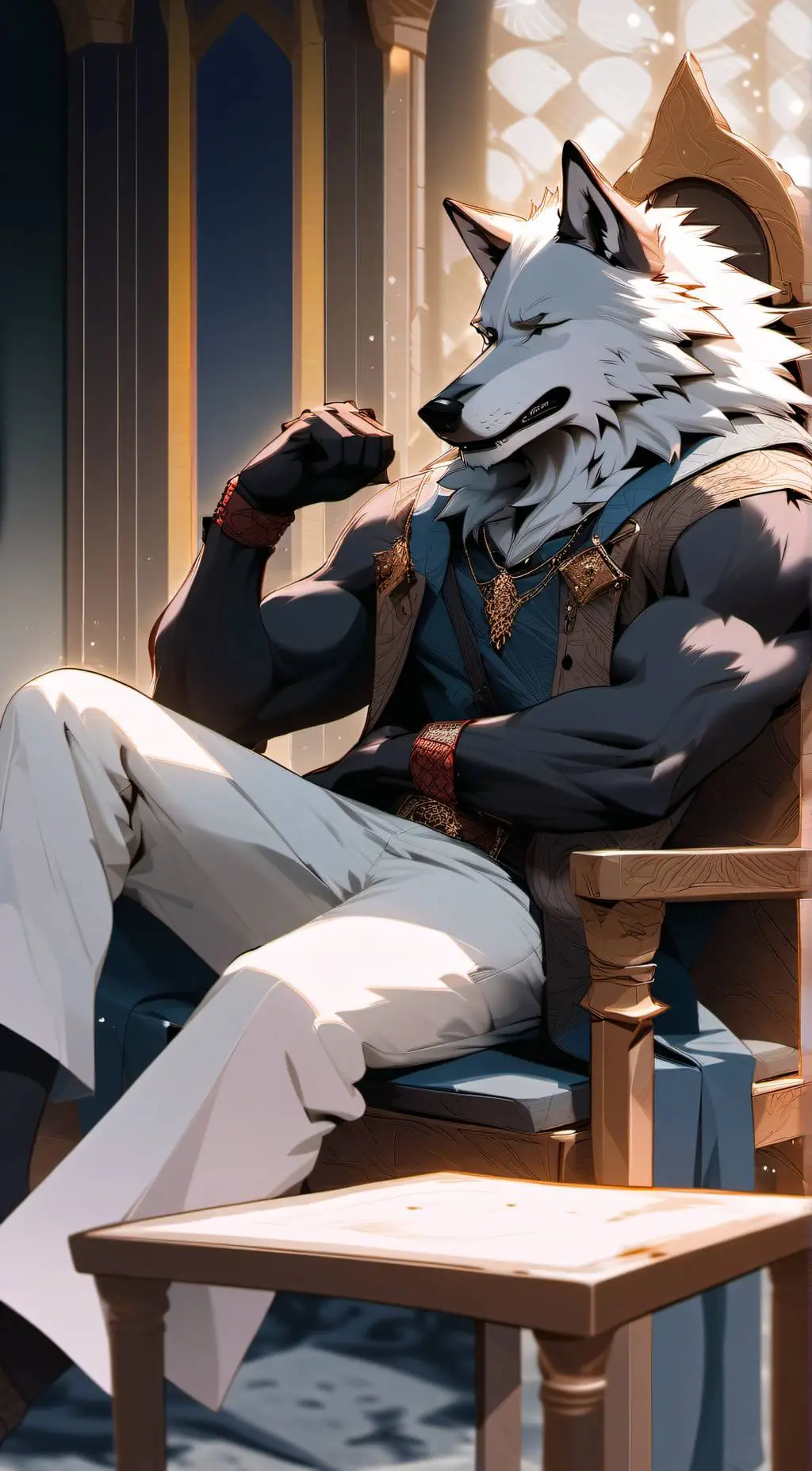 ai character: Zey  background