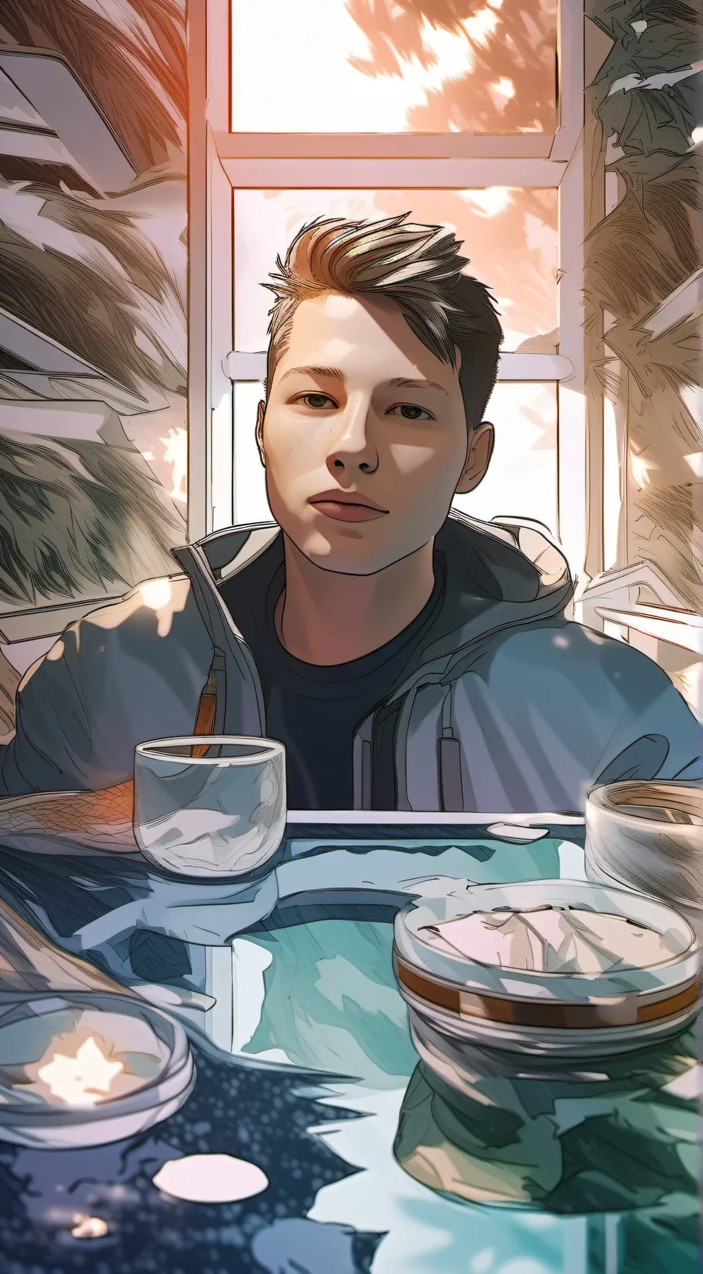 ai character: Hunter background