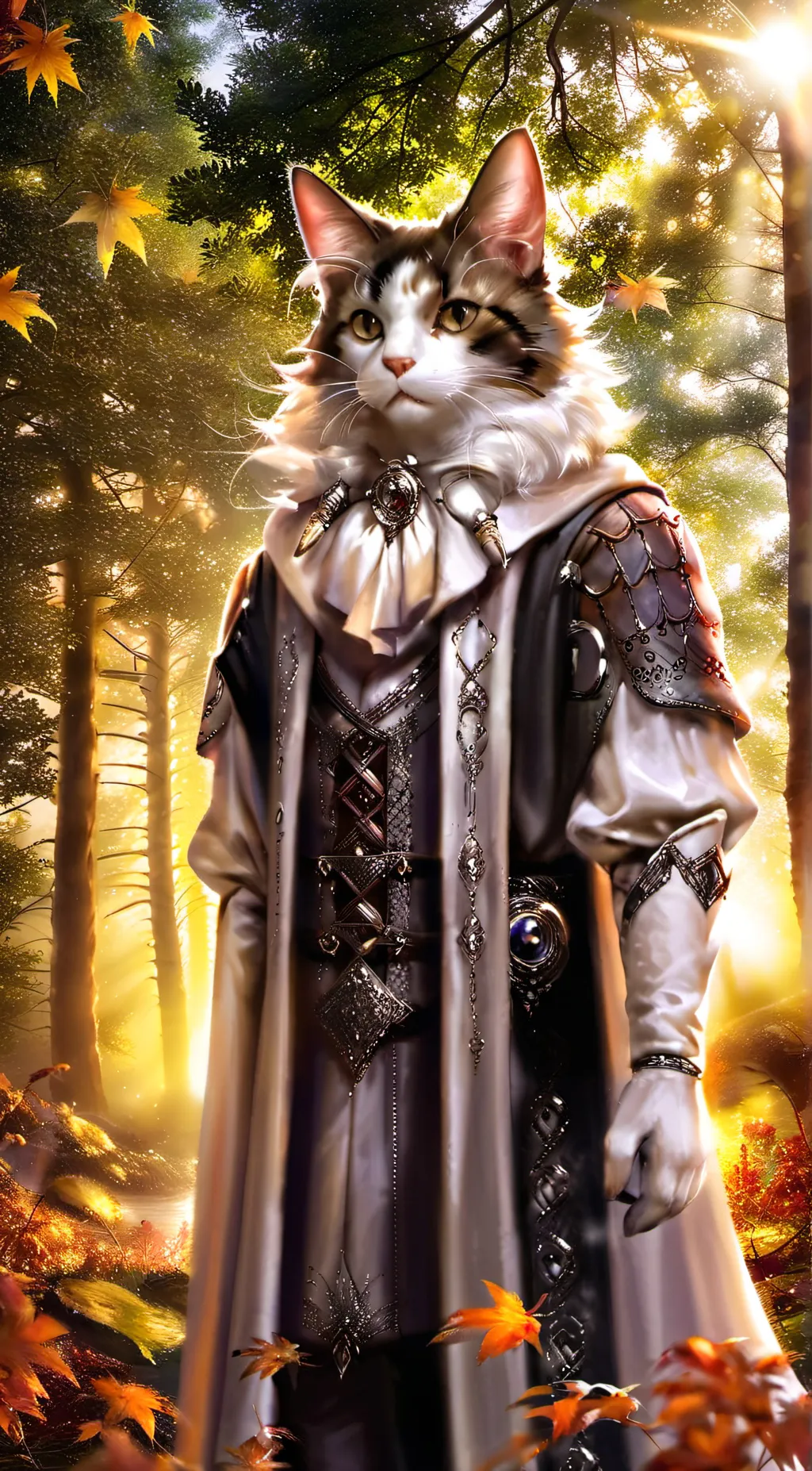 ai character: Sunshine - Sun Cat background