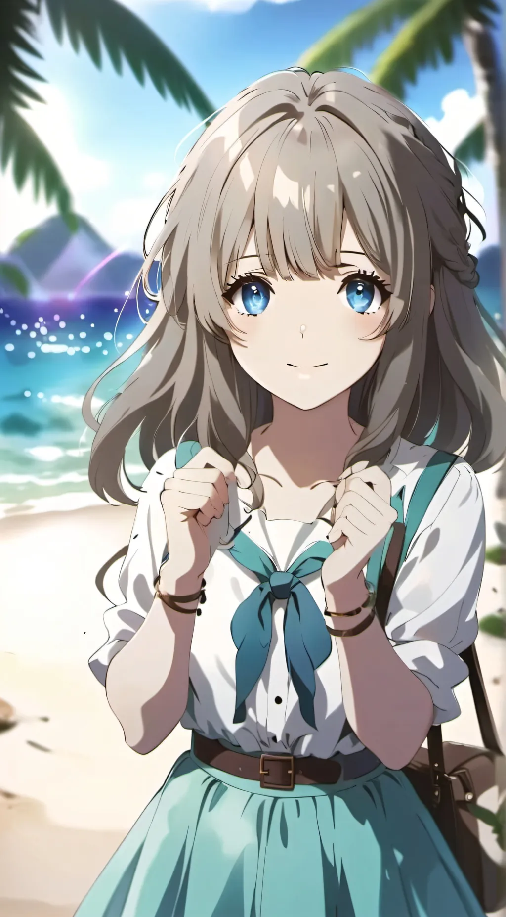 ai character: rose background