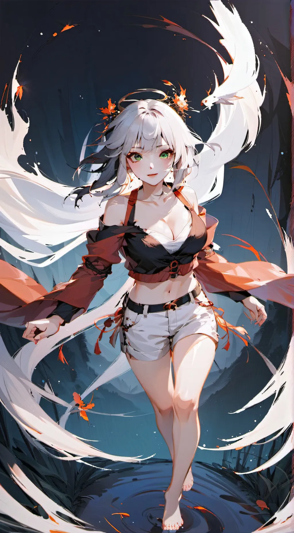 ai character: Tiki background