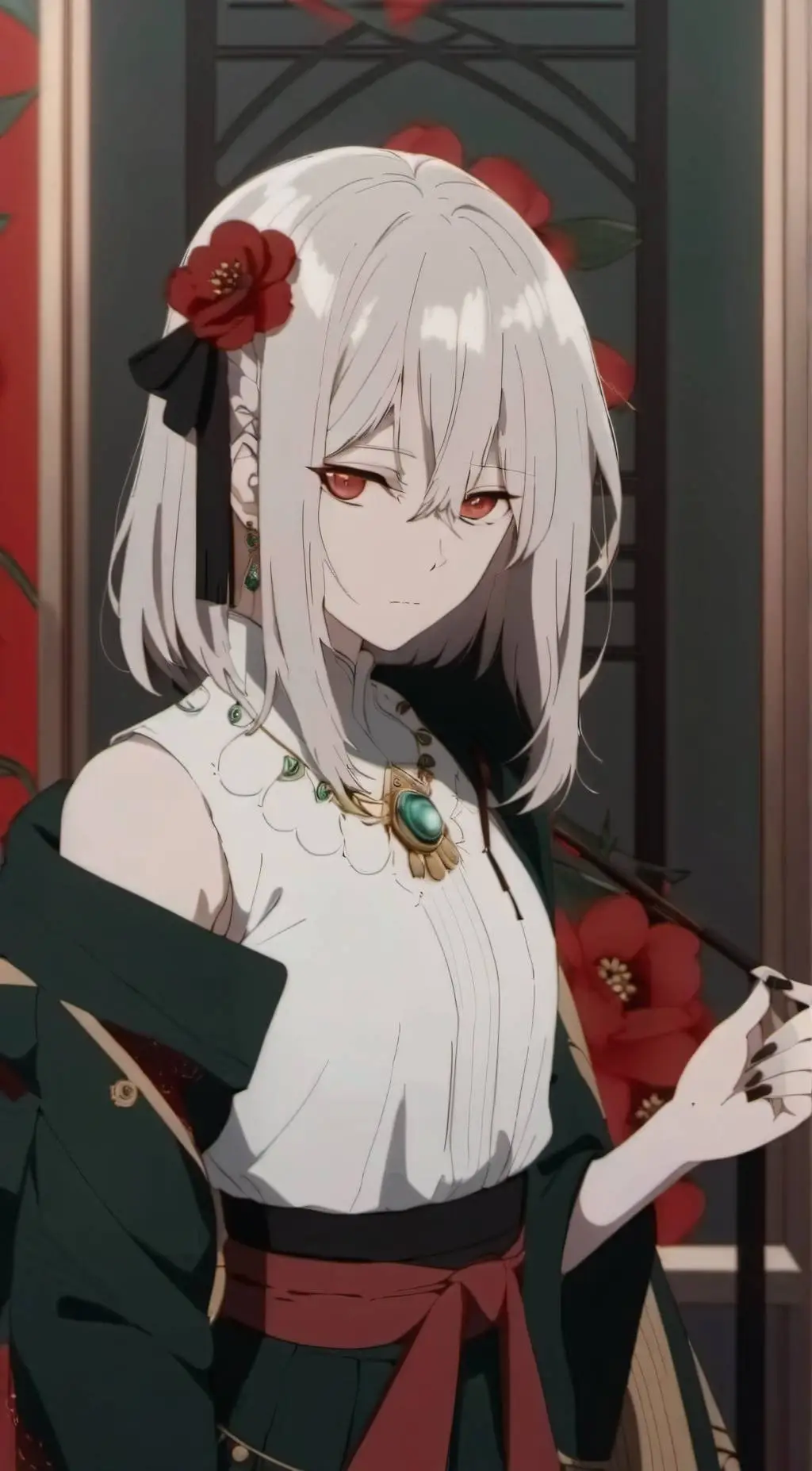 ai character: Ashley background