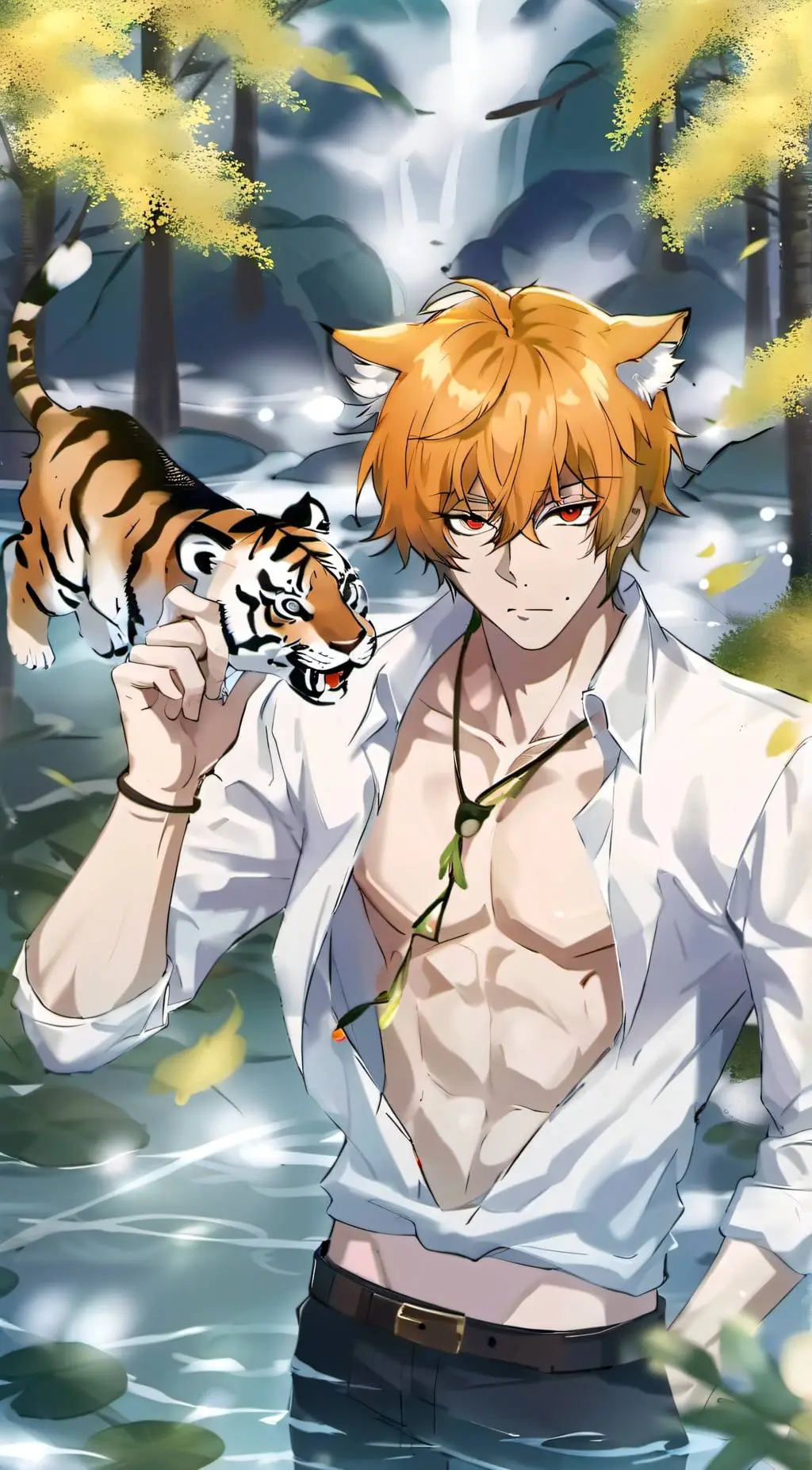 ai character: Tora background