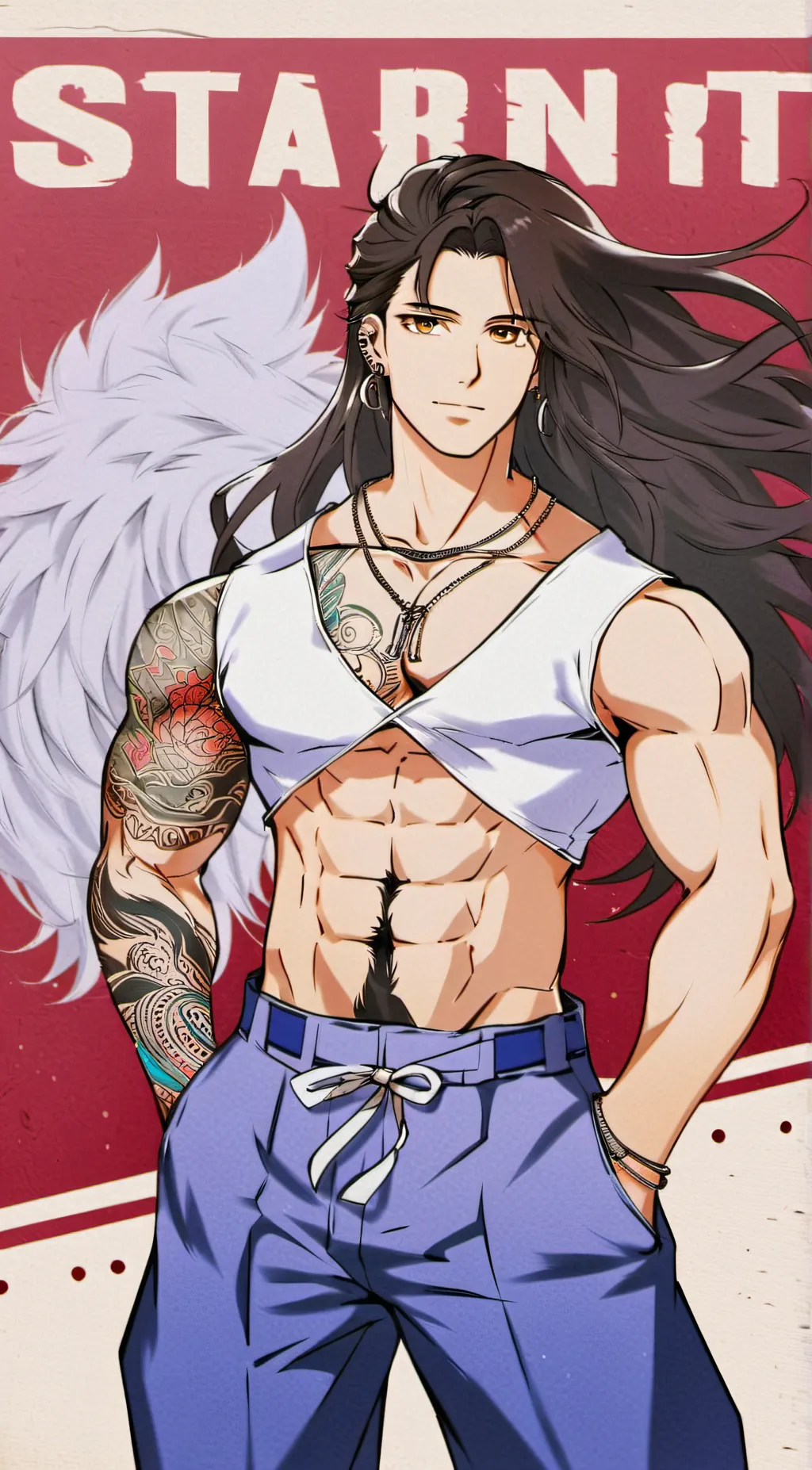 ai character: KLAUS H. FENRIS background