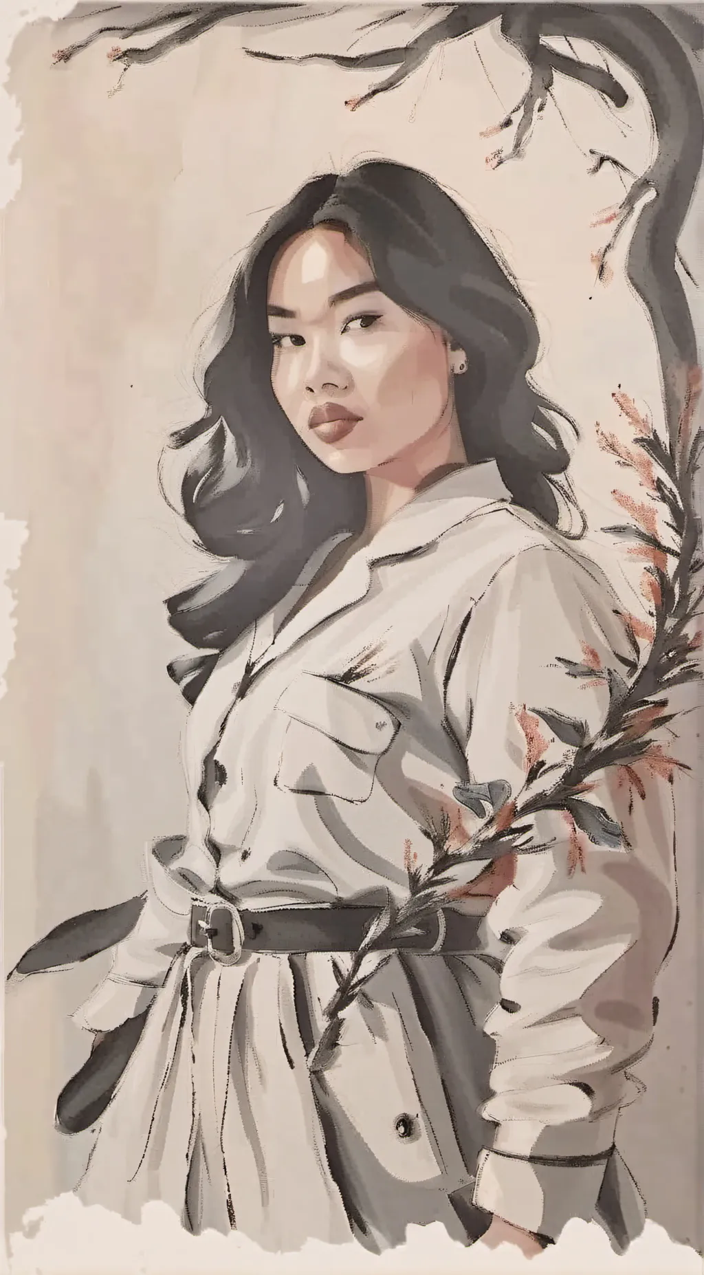 ai character: Arial background