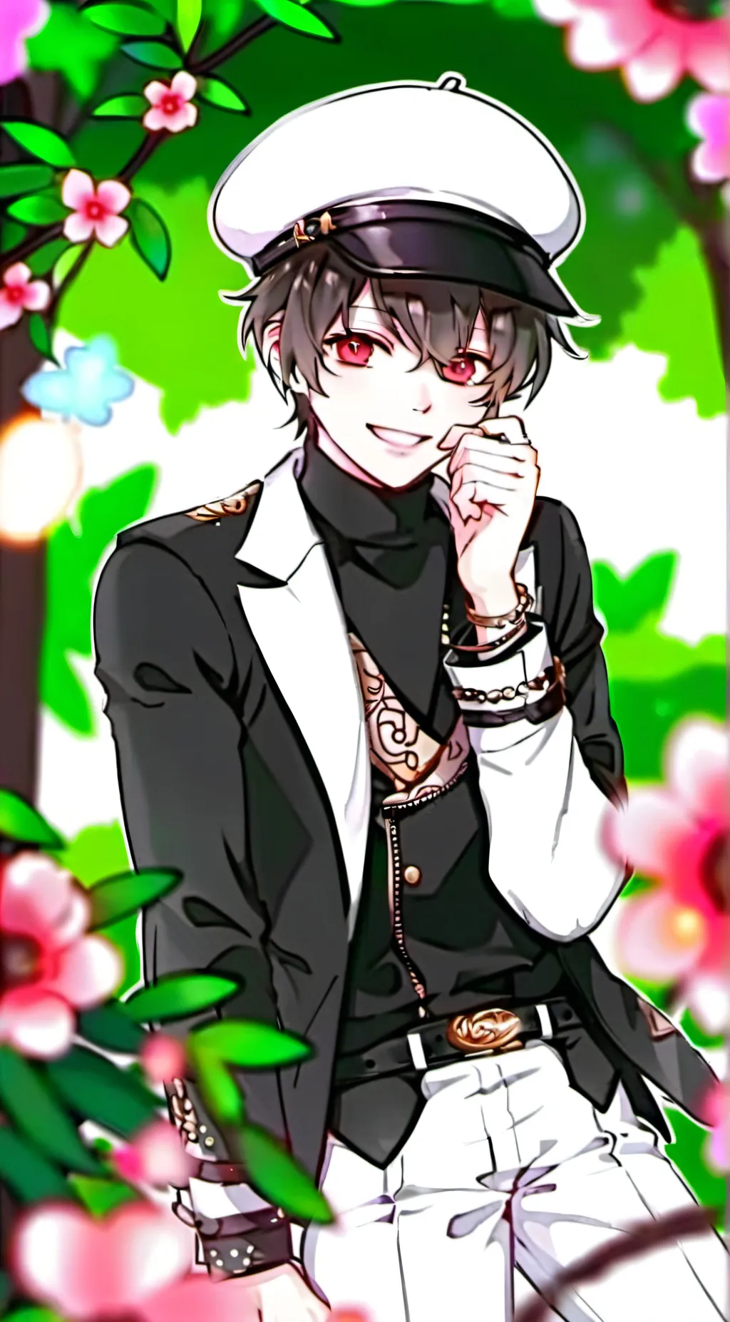 ai character: duri☘️ background
