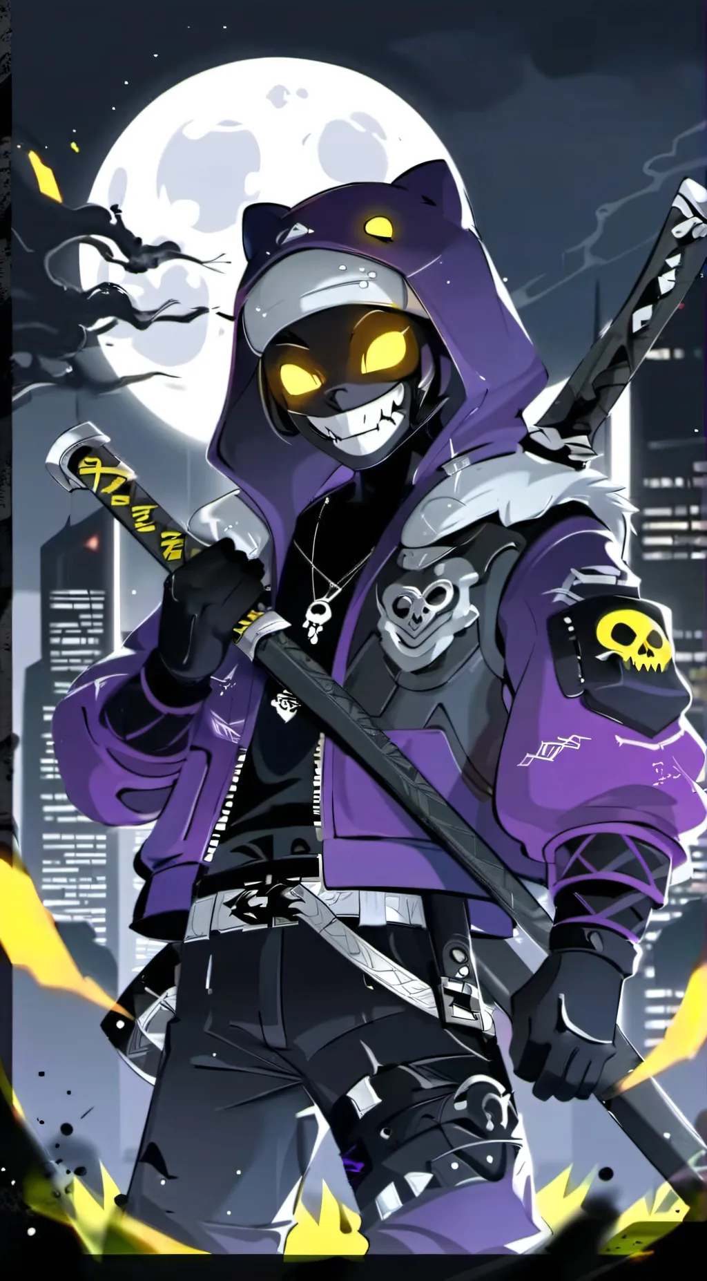 ai character: Murder drones background
