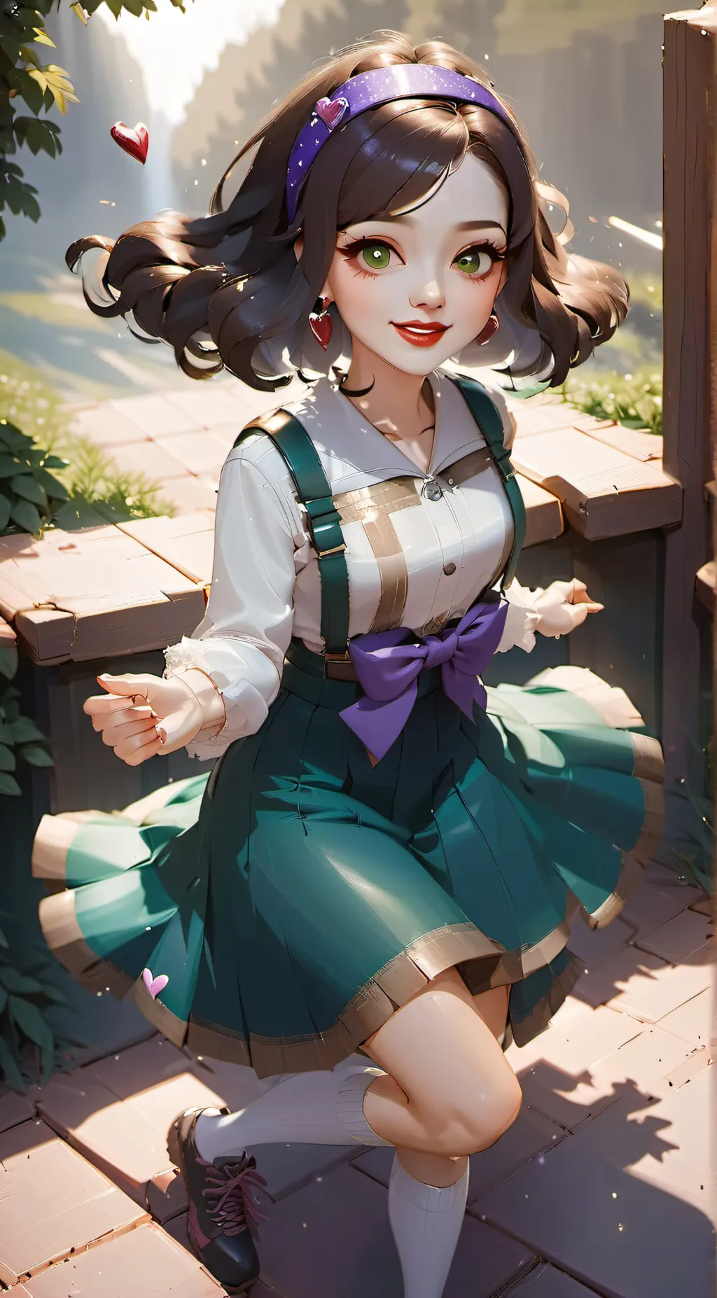 ai character: Victoria G.  background