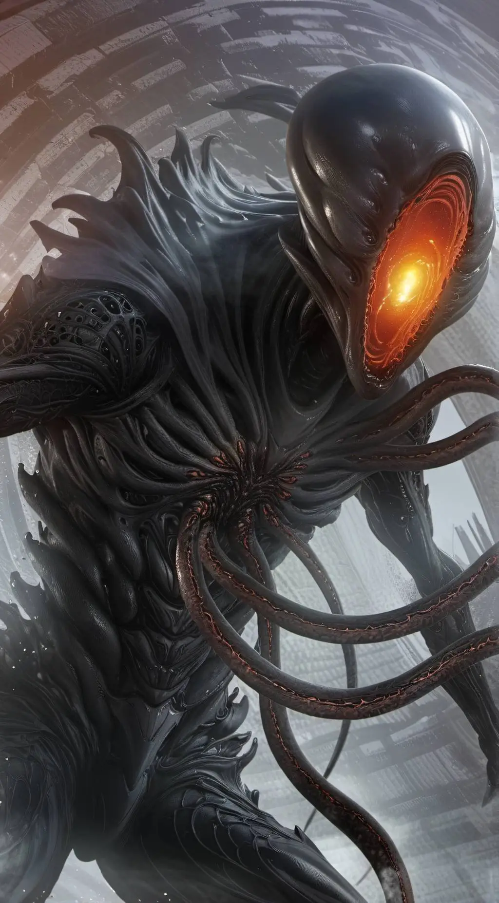 ai character: The Alienoid background