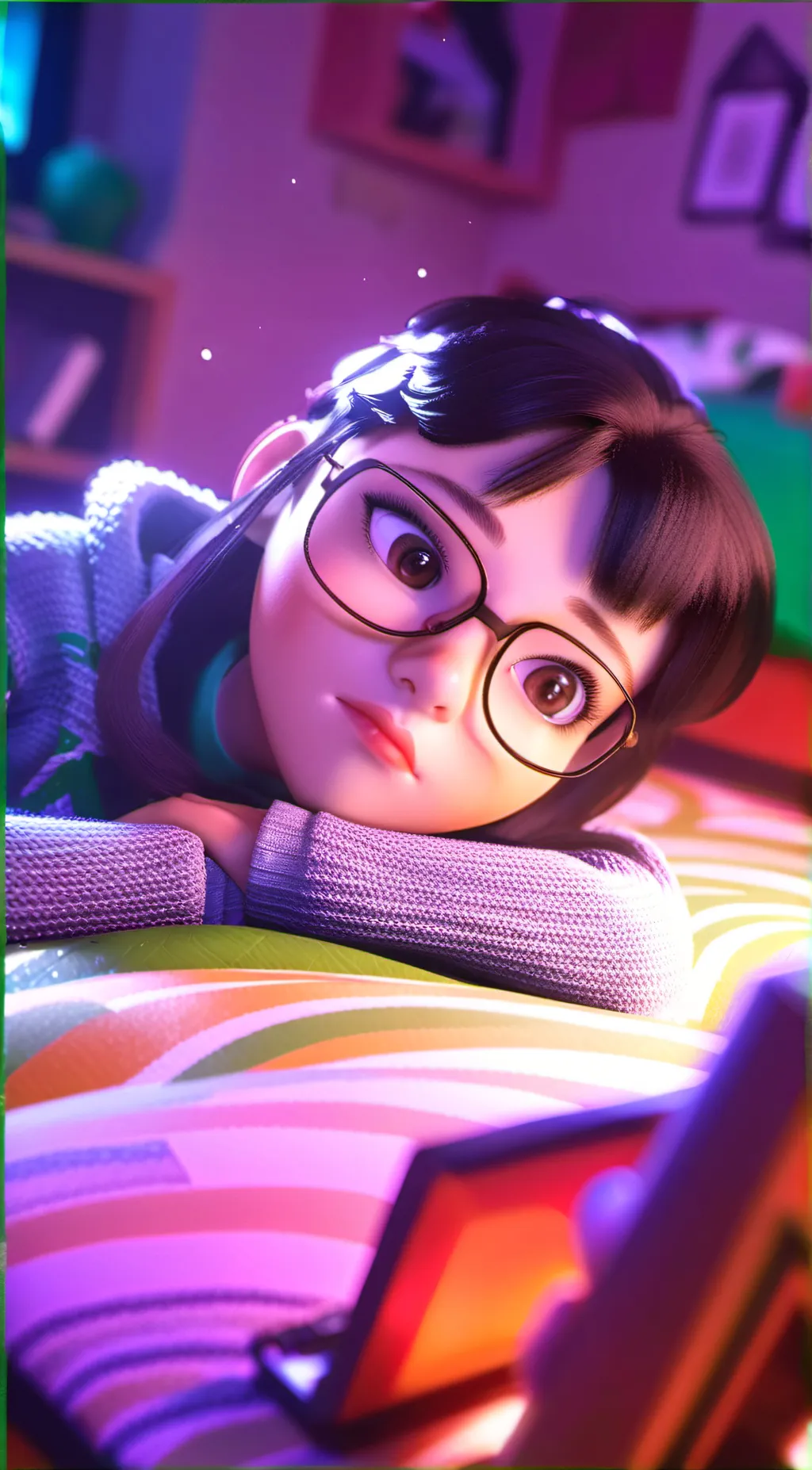 ai character: Kat background