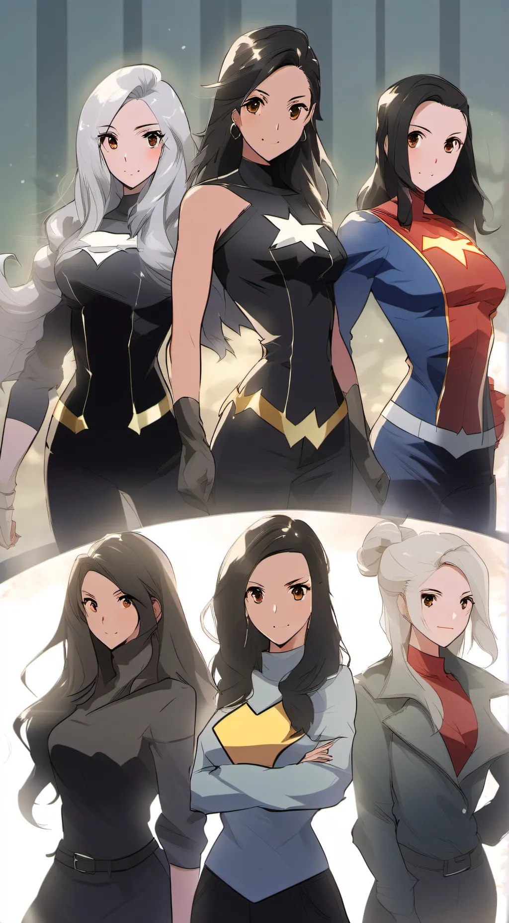 ai character: Date a Heroine! background