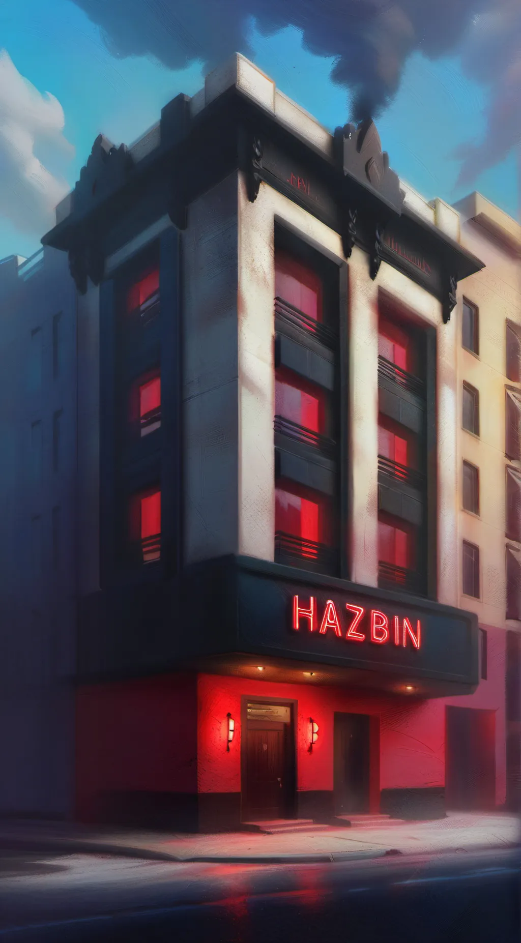 ai character: hâzb¡n høtel background