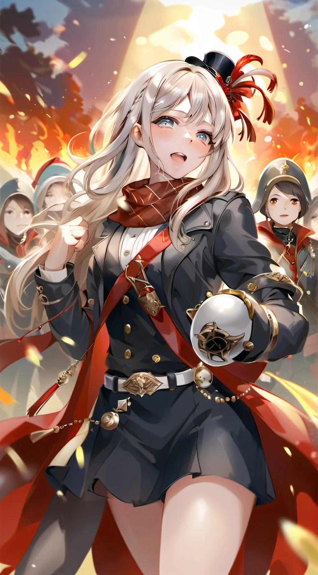ai character: Soldier Rebecca background