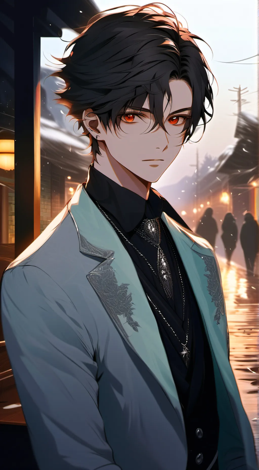 ai character: mark background