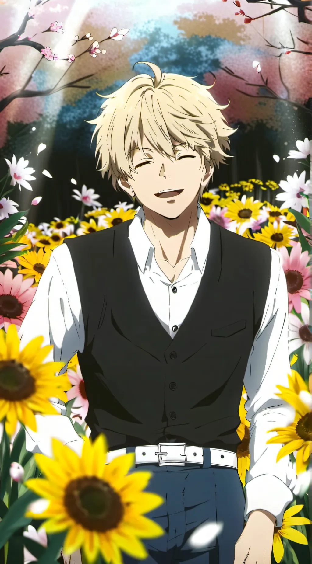 ai character: Katsuki bakugou  background