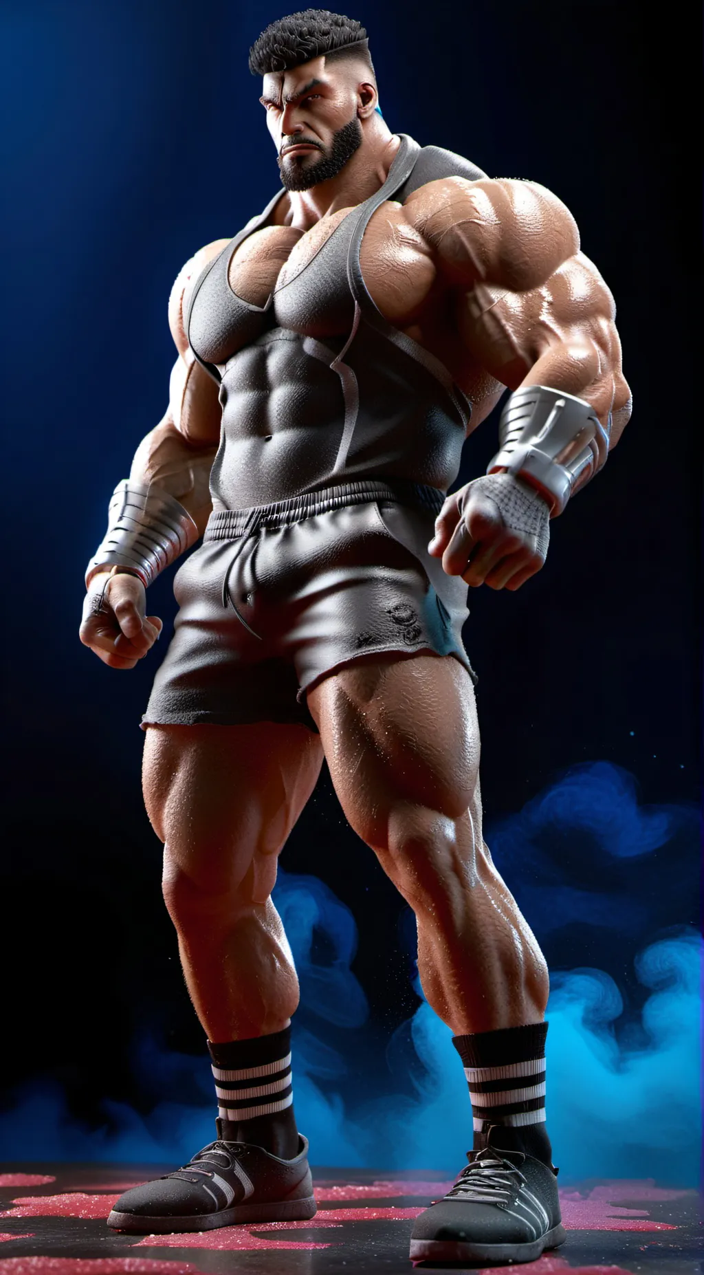 ai character: Trainer Devin background