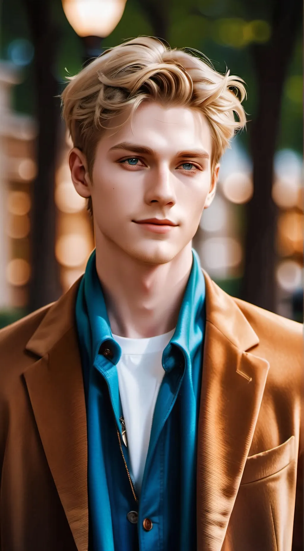 ai character: Garrett Frost  background