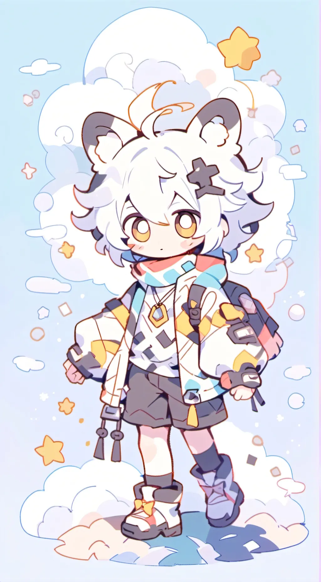 ai character: the earth background