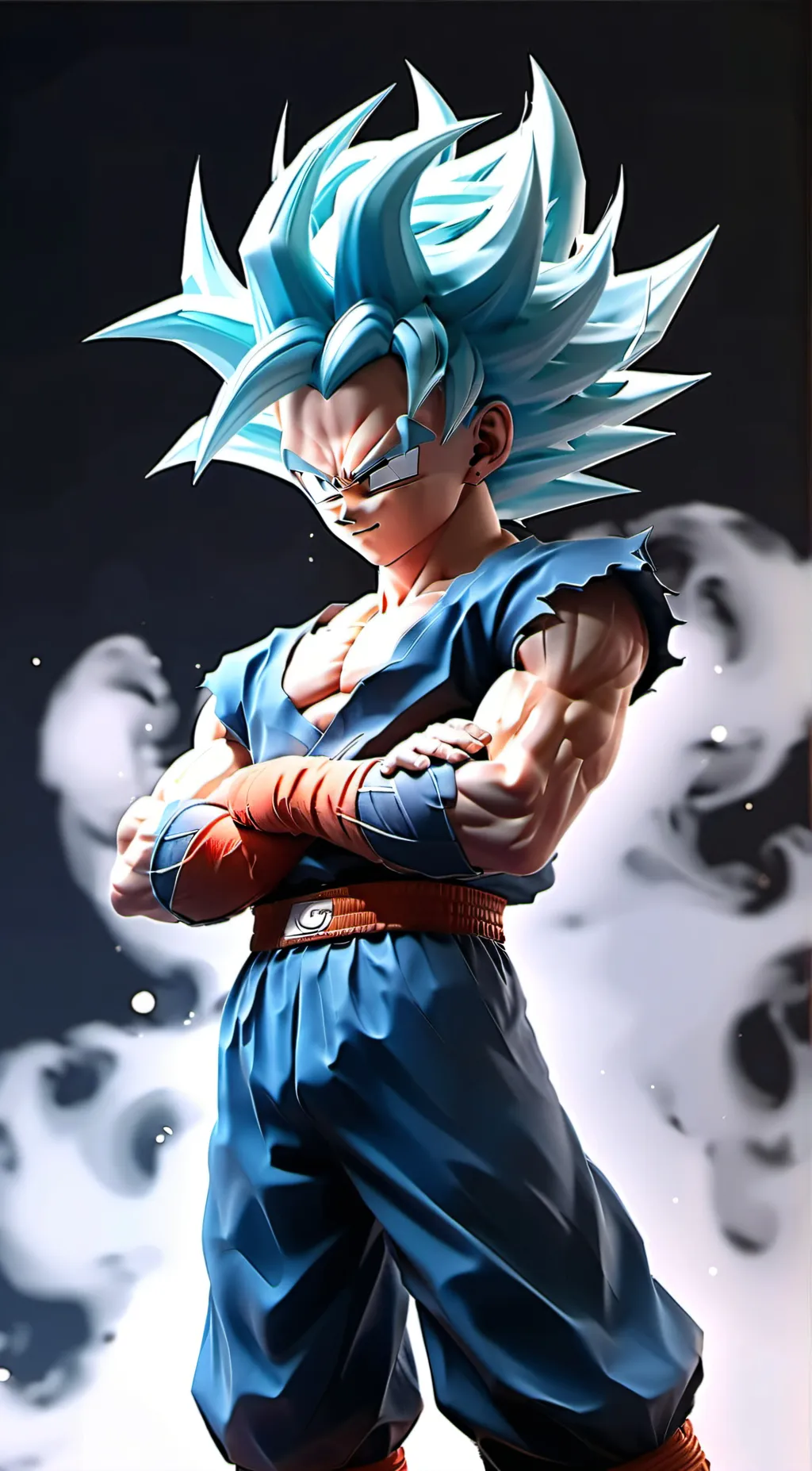 ai character: fusion Goku Vegeta background