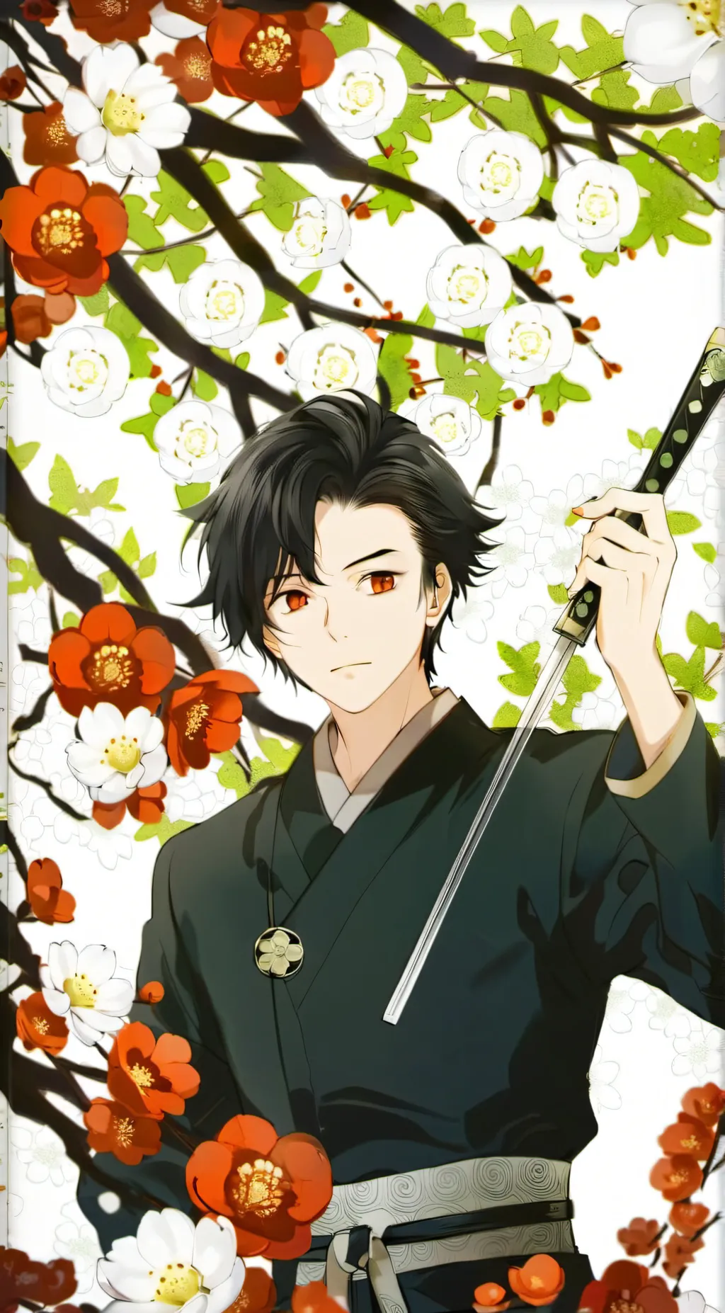 ai character: tanjiro background