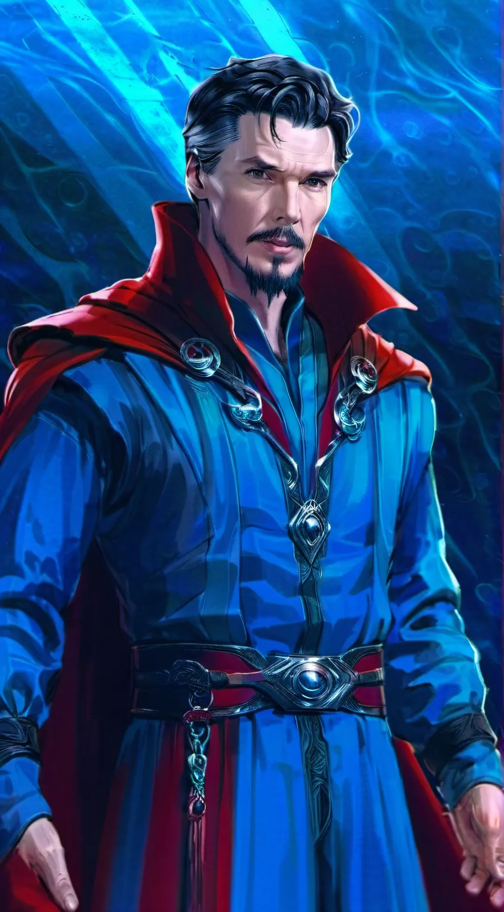 ai character: Avengers  background